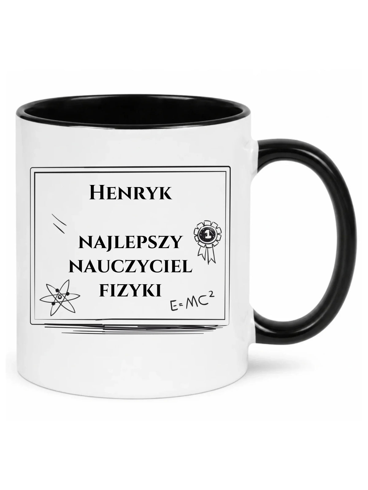 Kubek z imieniem dla nauczyciela lub nauczycielki fizyki N66