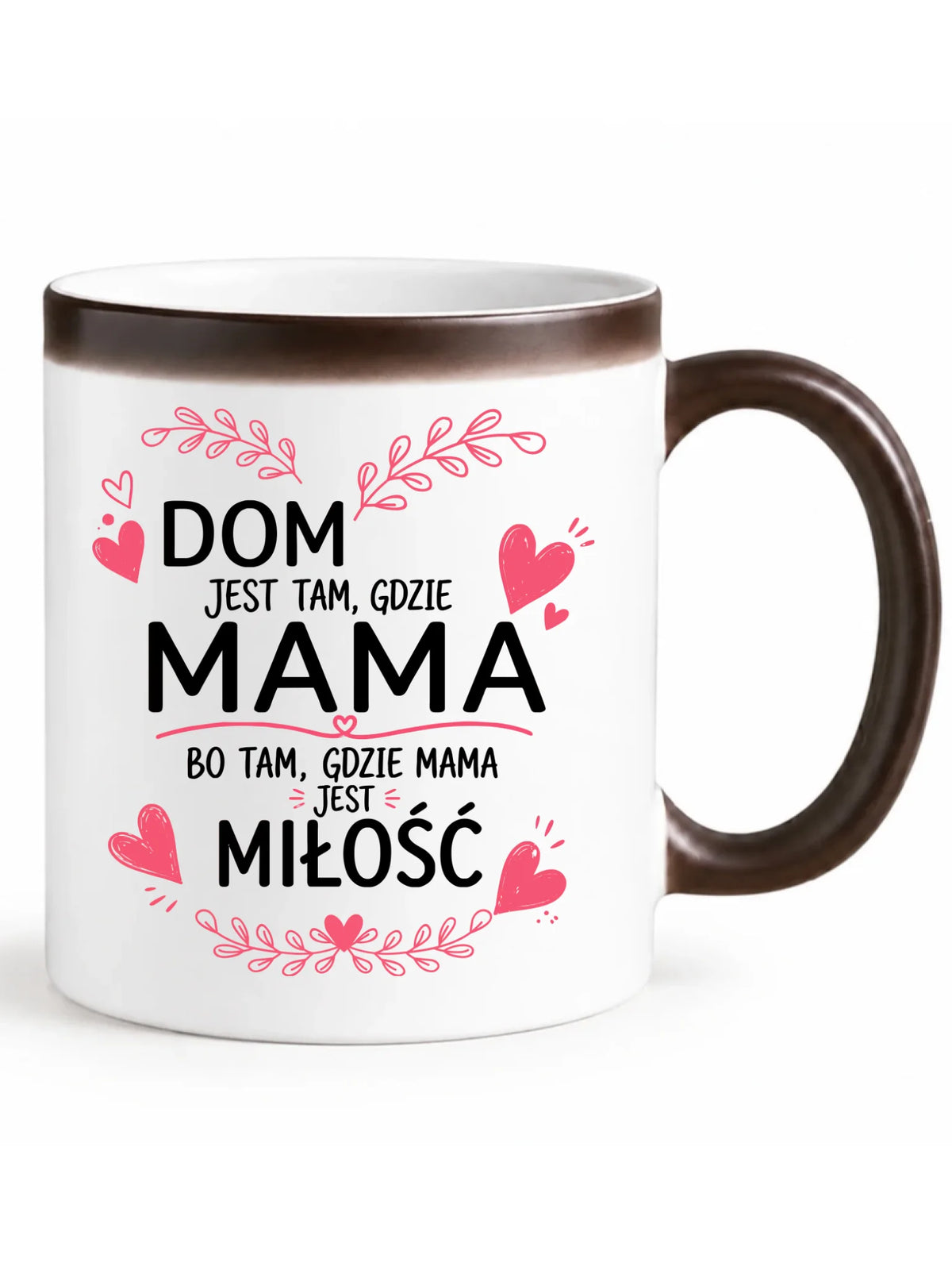 Kubek magiczny dla mamy - Dom jest tam gdzie mama DM31
