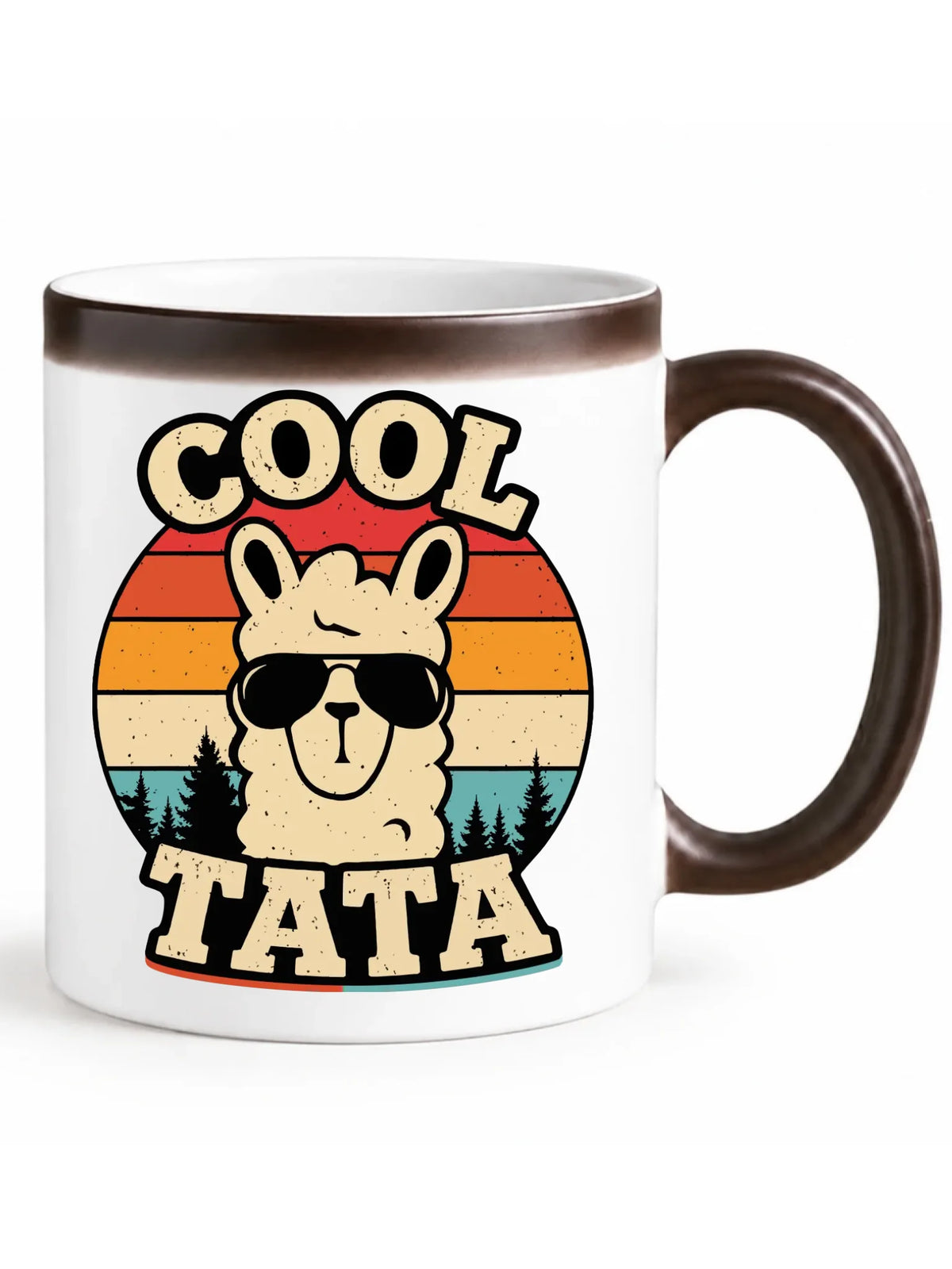 Kubek magiczny dla taty - Lama w okularach Cool tata DT04