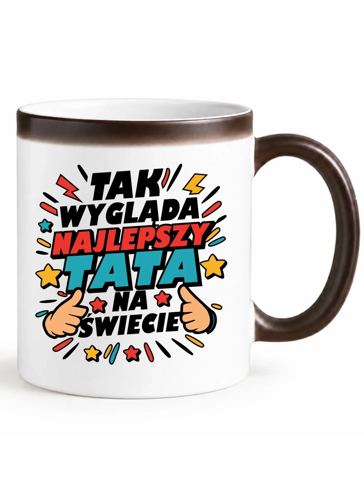 Kubek magiczny dla taty - Tak wygląda najlepszy tata na świecie DT08