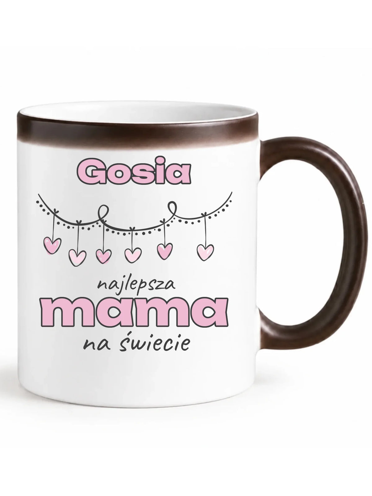 Kubek magiczny dla mamy - Najlepsza Mama - personalizowany DM27