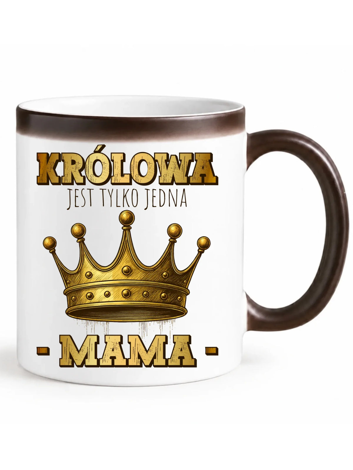 Kubek magiczny dla mamy - Królowa jest tylko jedna Mama DM13