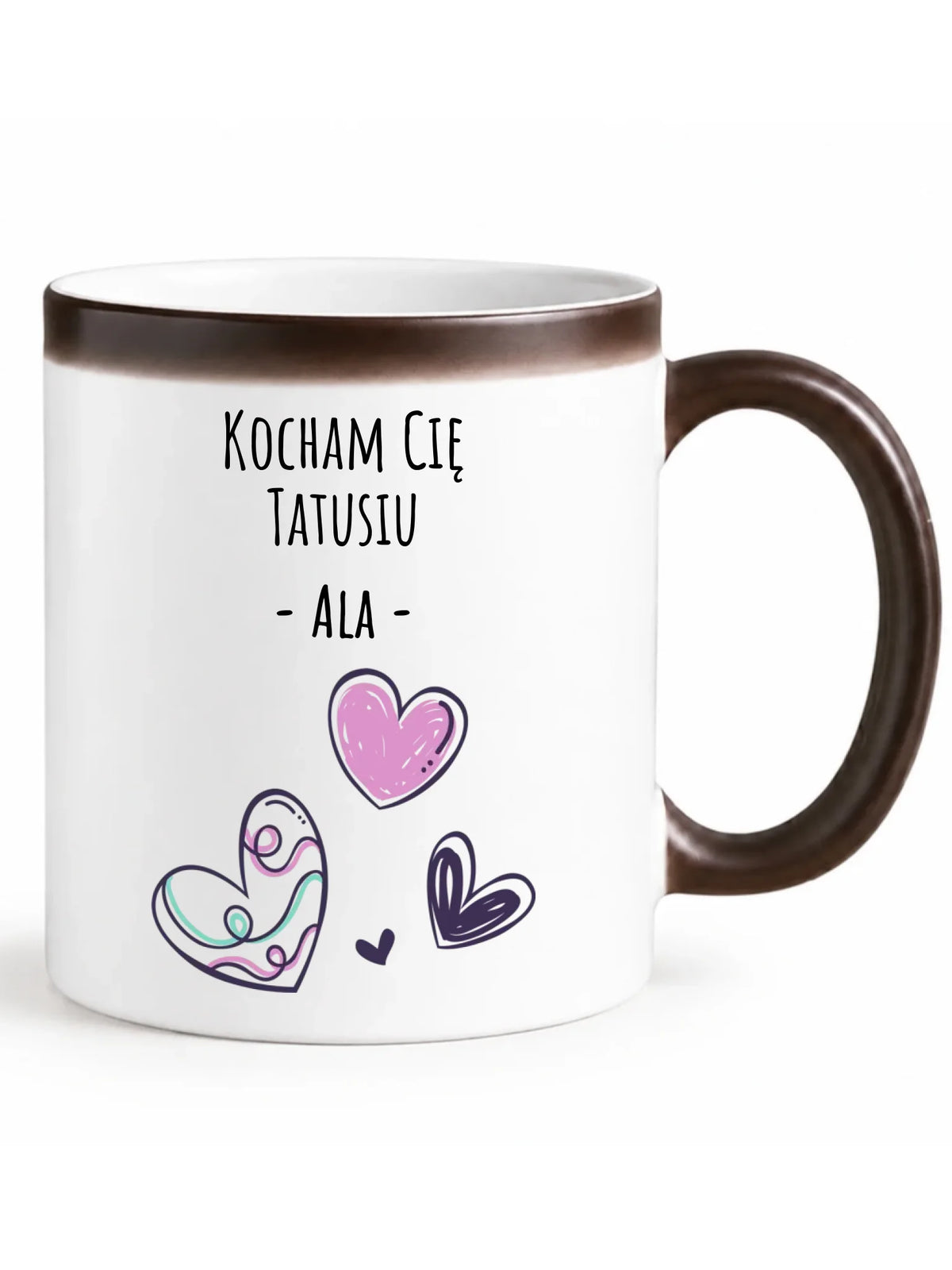 Kubek magiczny dla taty - Kocham Cię Tatusiu - personalizowany DT13