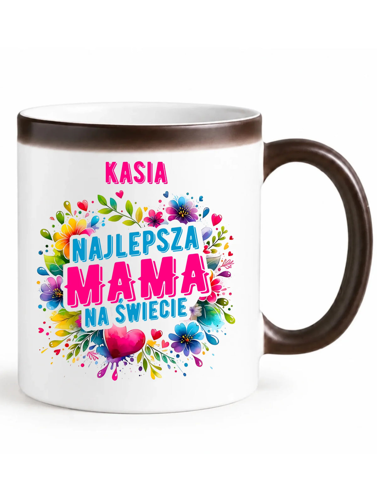 Kubek magiczny dla mamy - Najlepsza Mama - personalizowany DM15