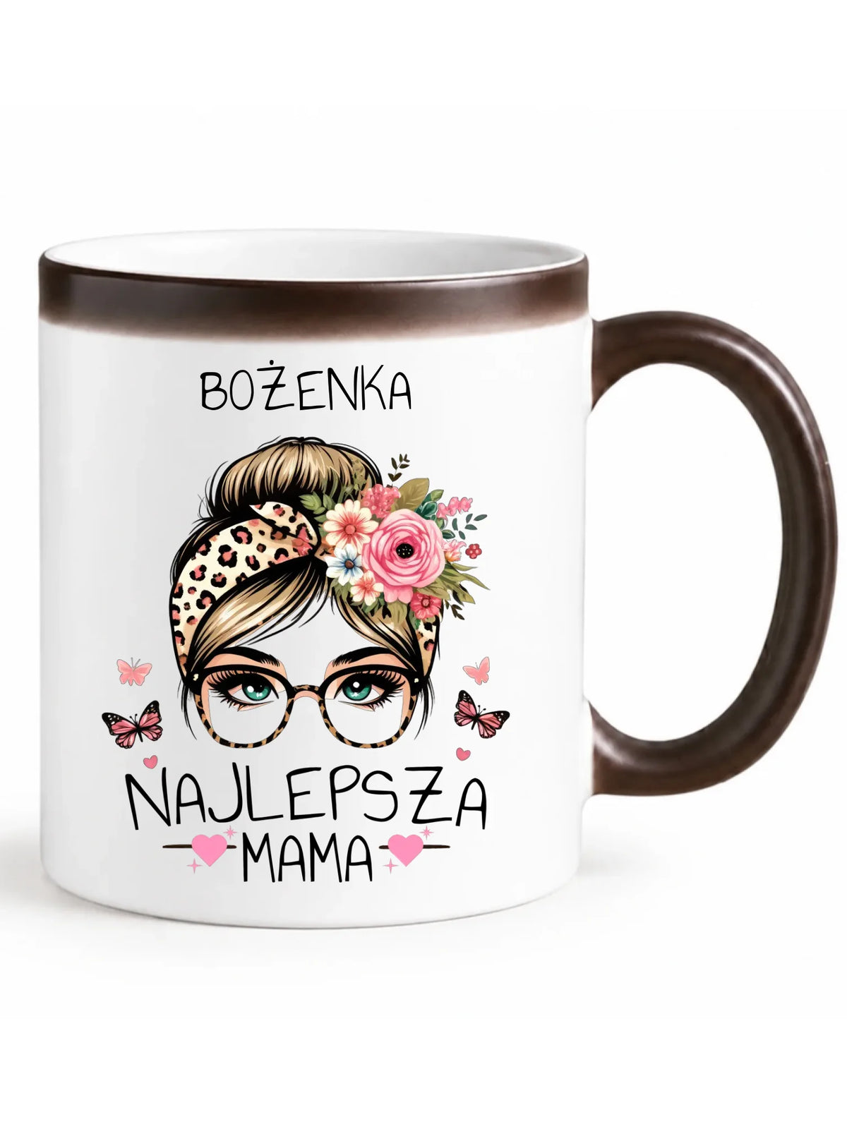 Kubek magiczny dla mamy - Najlepsza mama - personalizowany DM37