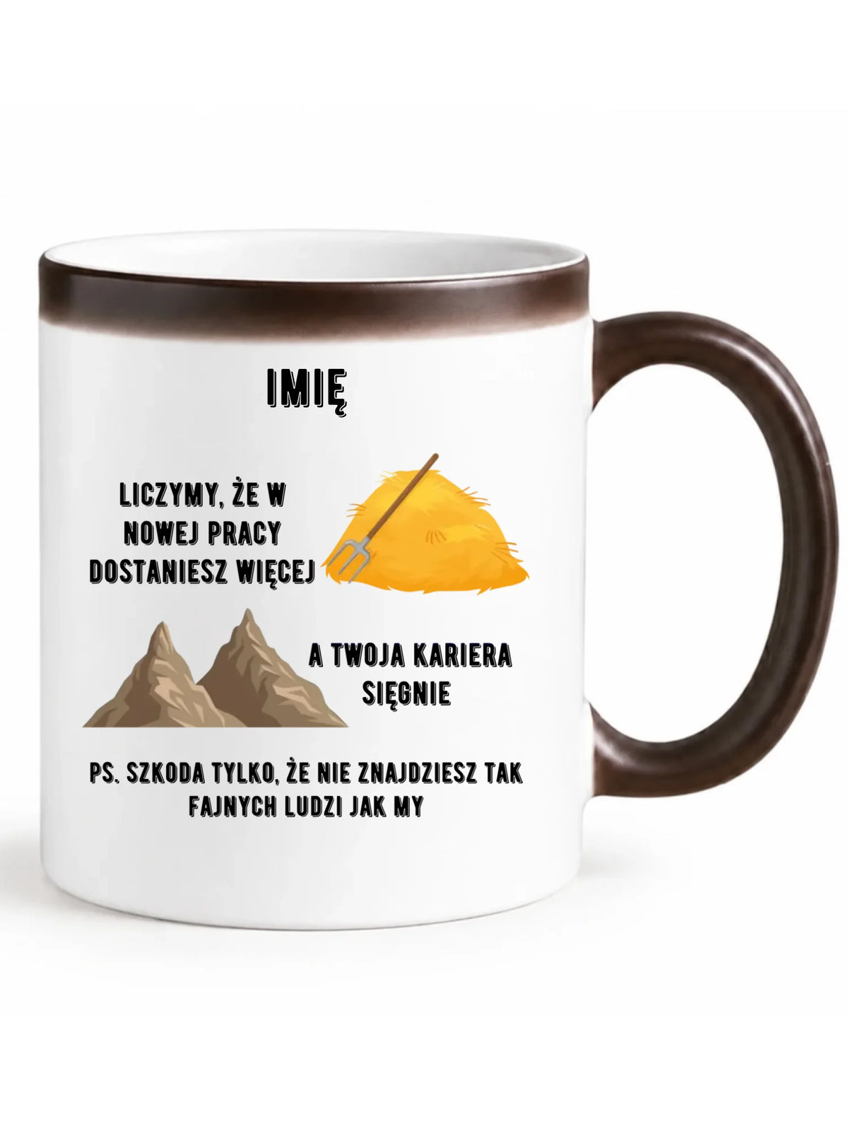 Kubek magiczny na odejście z pracy - Nie znajdziesz tak fajnych ludzi jak my - personalizowany OP04