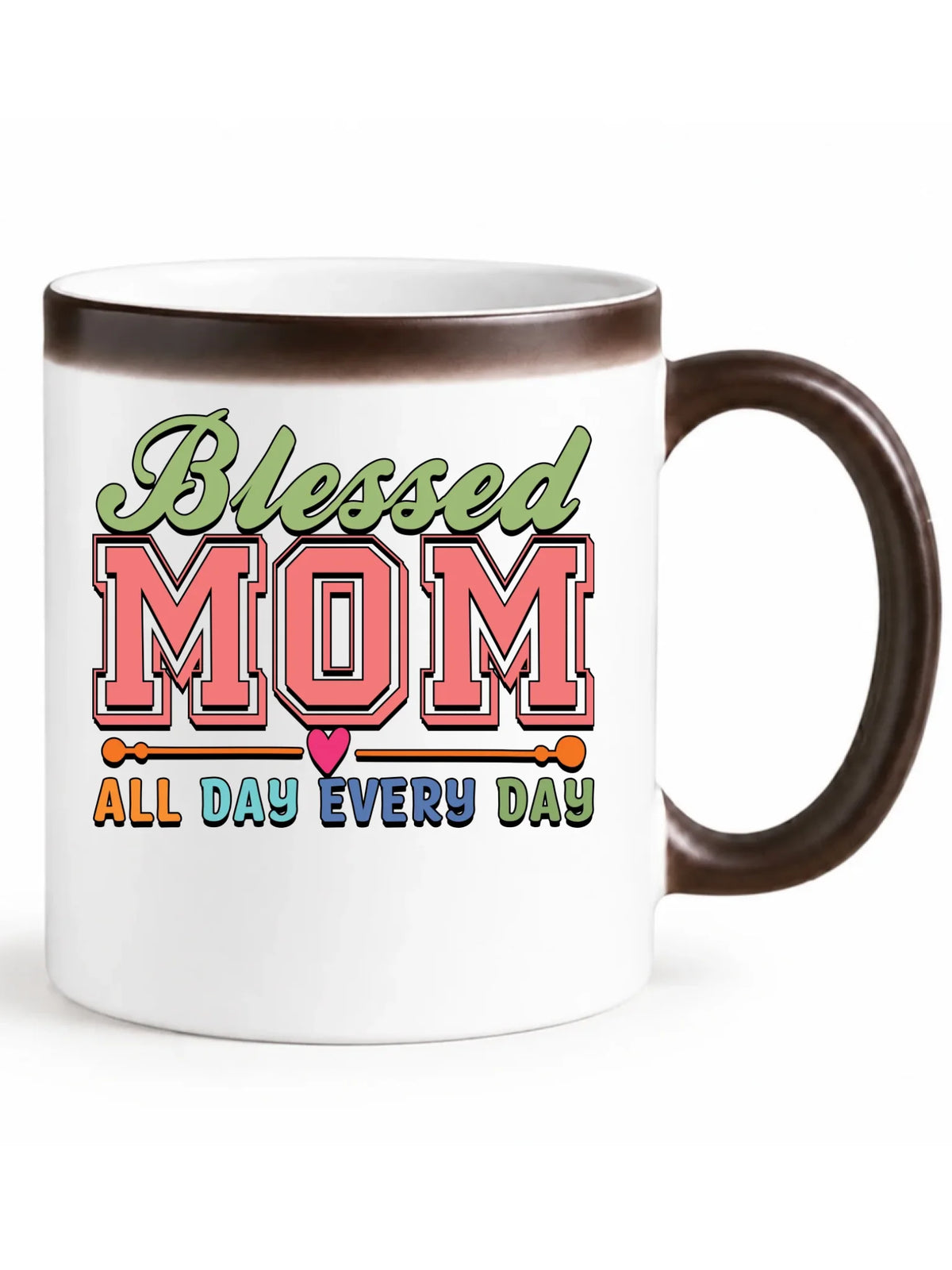 Kubek magiczny dla mamy - Blessed mom all day every day DM36