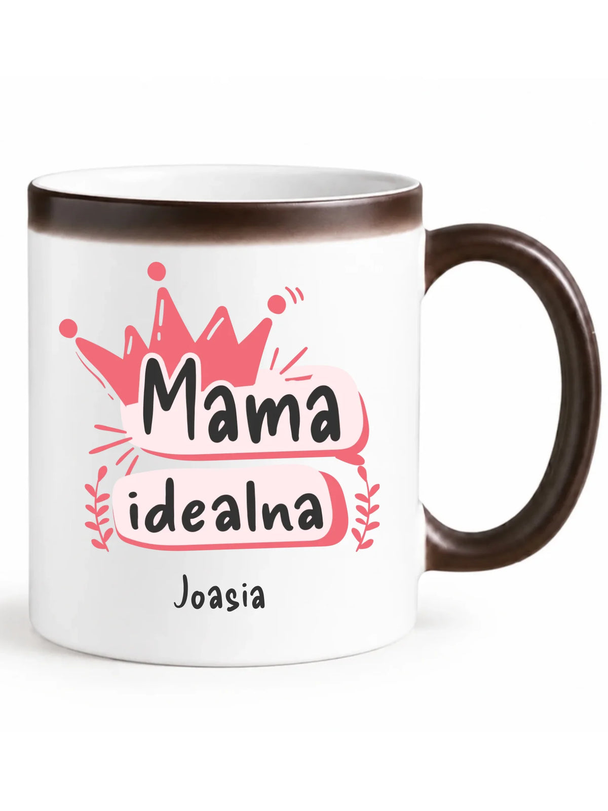 Kubek magiczny dla mamy - Mama idealna - personalizowany DM23