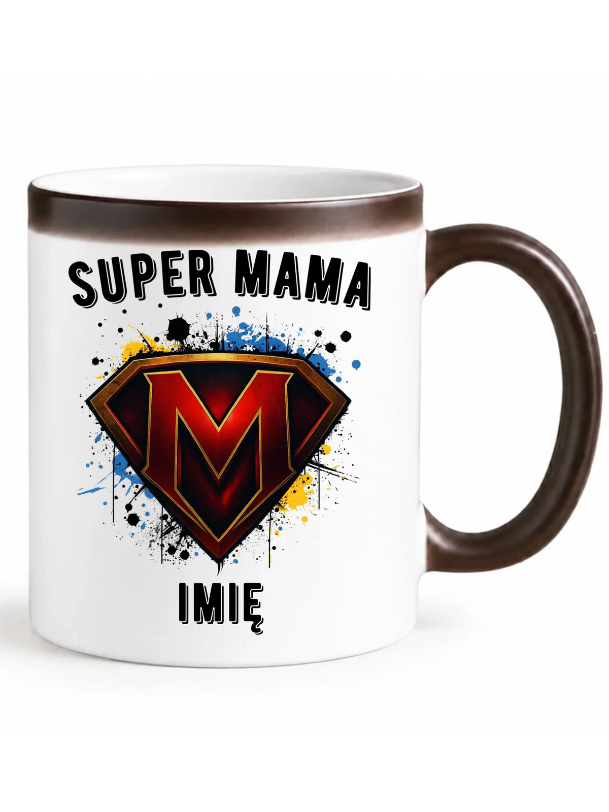 Kubek magiczny dla mamy - Super Mama - personalizowany DM07