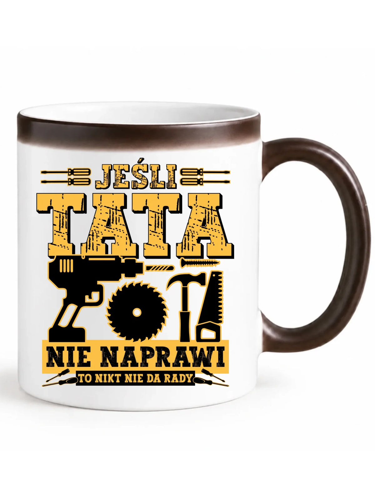 Kubek magiczny dla taty - Jeśli tata nie naprawi to nikt nie da rady DT43