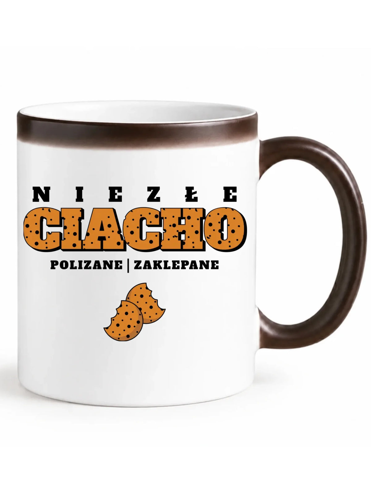 Kubek magiczny - prezent dla chłopaka męża - Niezłe ciacho polizane zaklepane DCH30