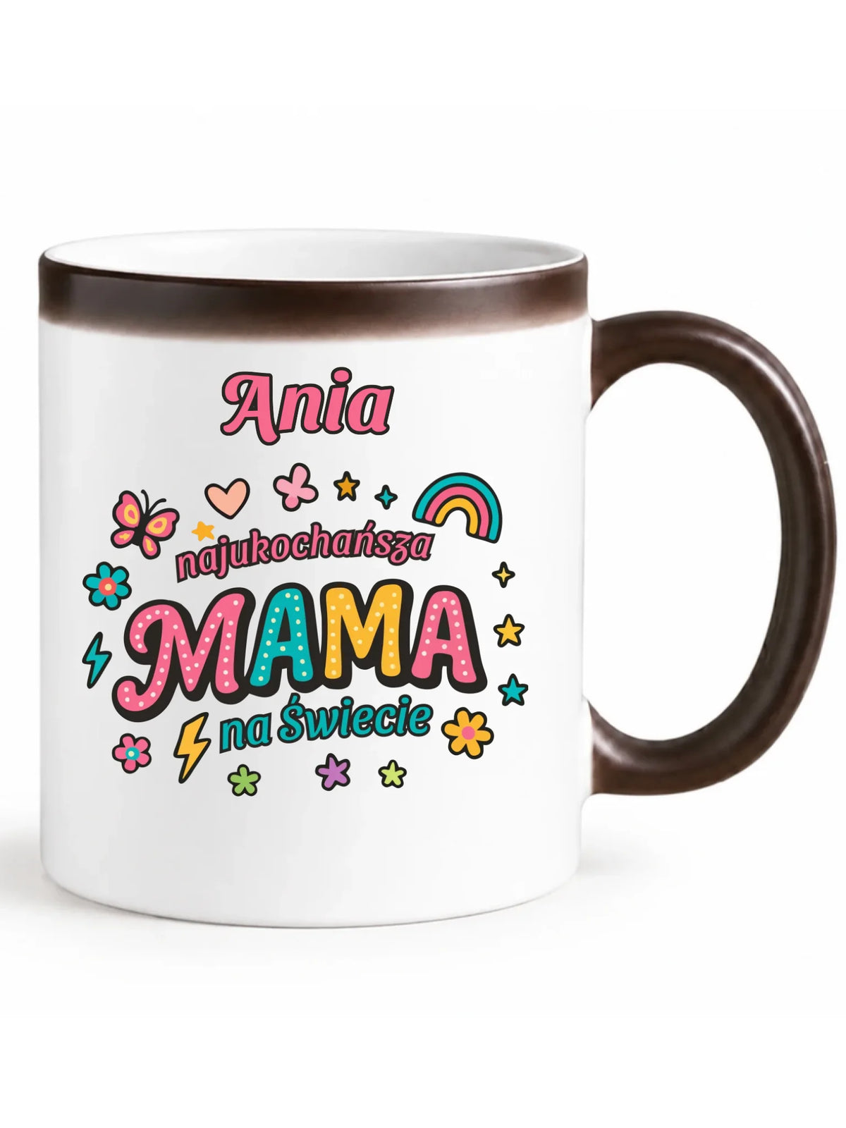 Kubek magiczny dla mamy - Najukochańsza mama na Świecie - personalizowany DM03