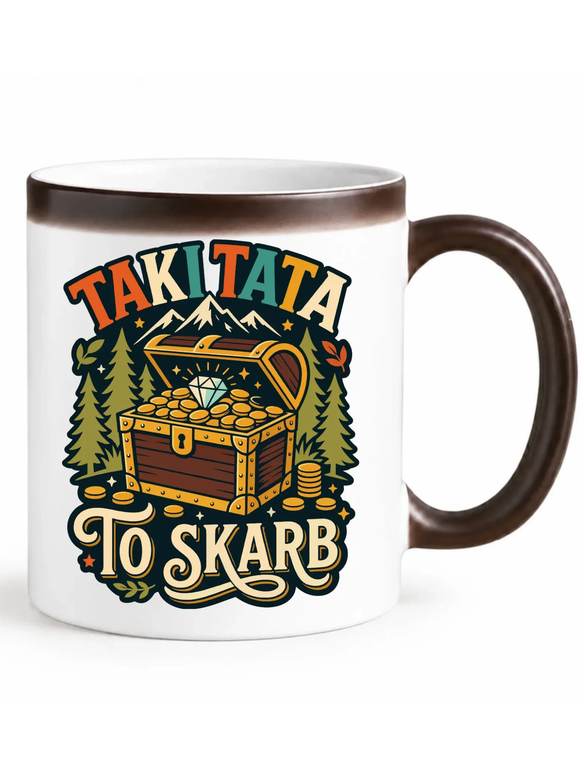 Kubek magiczny dla taty - Taki tata to skarb DT10