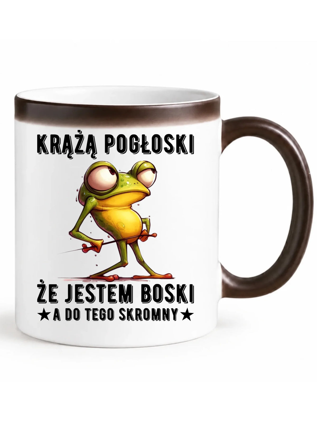 Kubek magiczny - prezent dla chłopaka - Jestem boski DCH15
