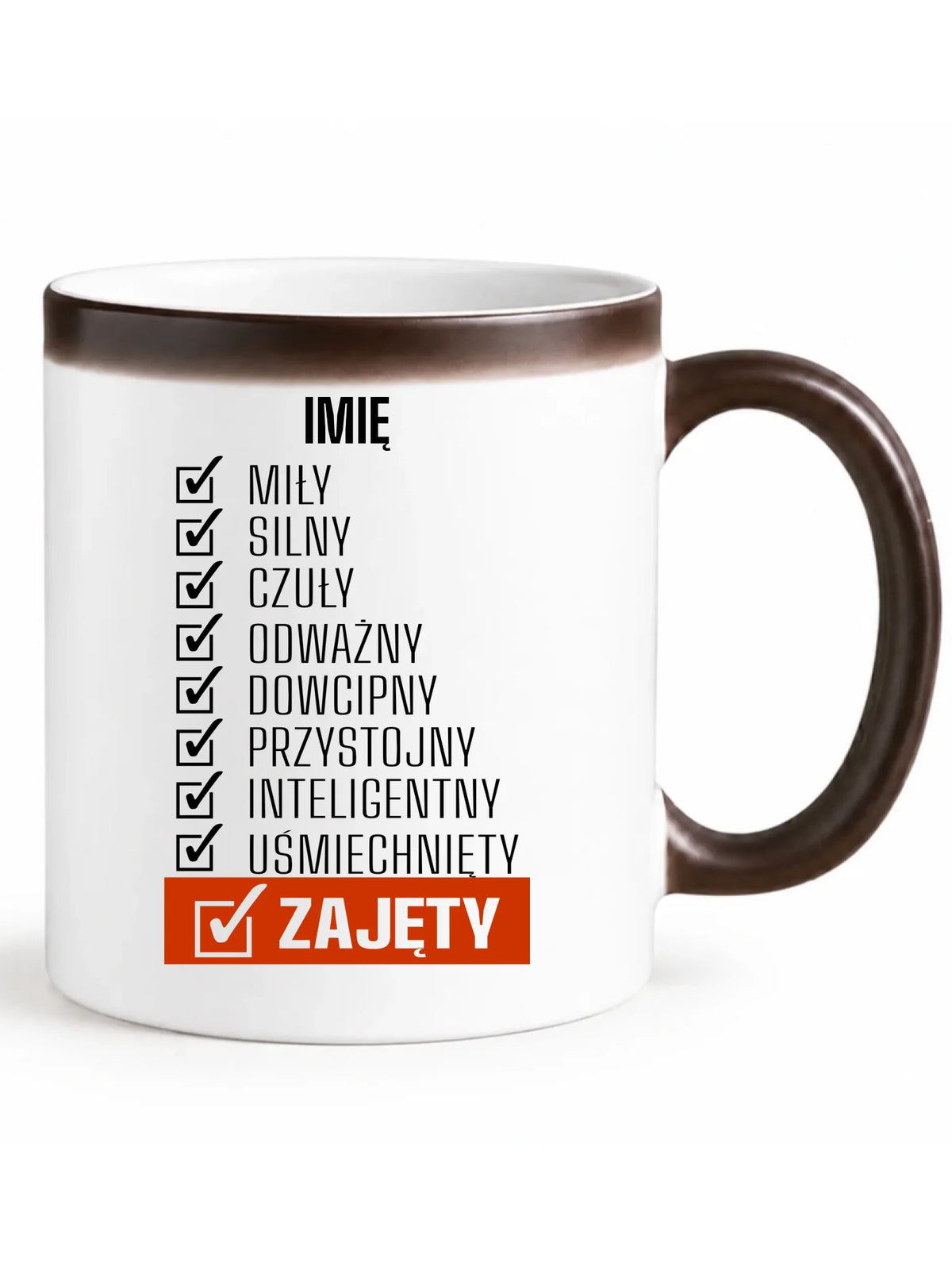 Kubek magiczny - Zajęty prezent dla chłopaka męża narzeczonego - personalizowany DCH05