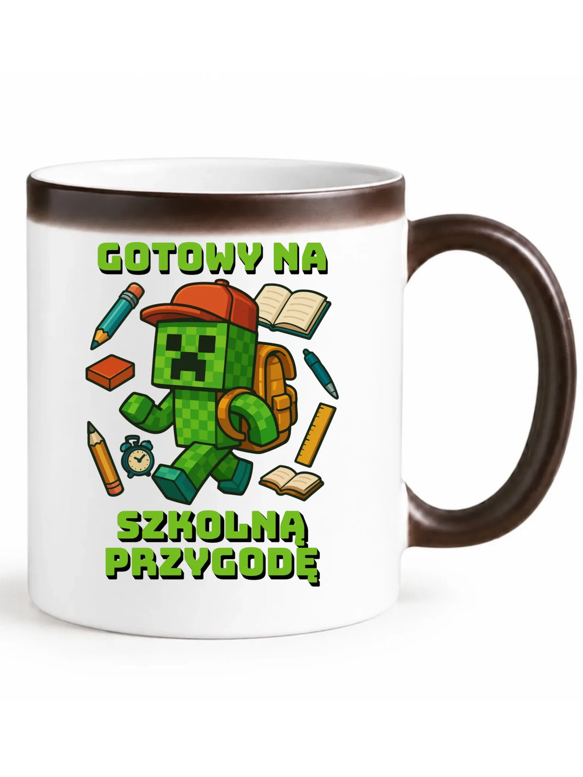 Kubek magiczny szkoła - Gotowy na szkołę - gamer do szkoły - SZ13