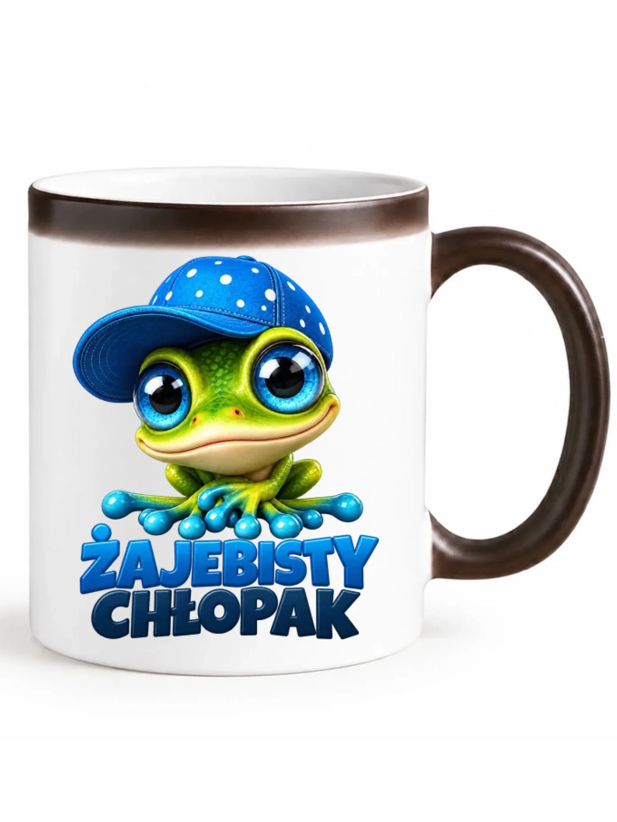 Kubek magiczny - Żajebisty Chłopak - personalizowany DCH01