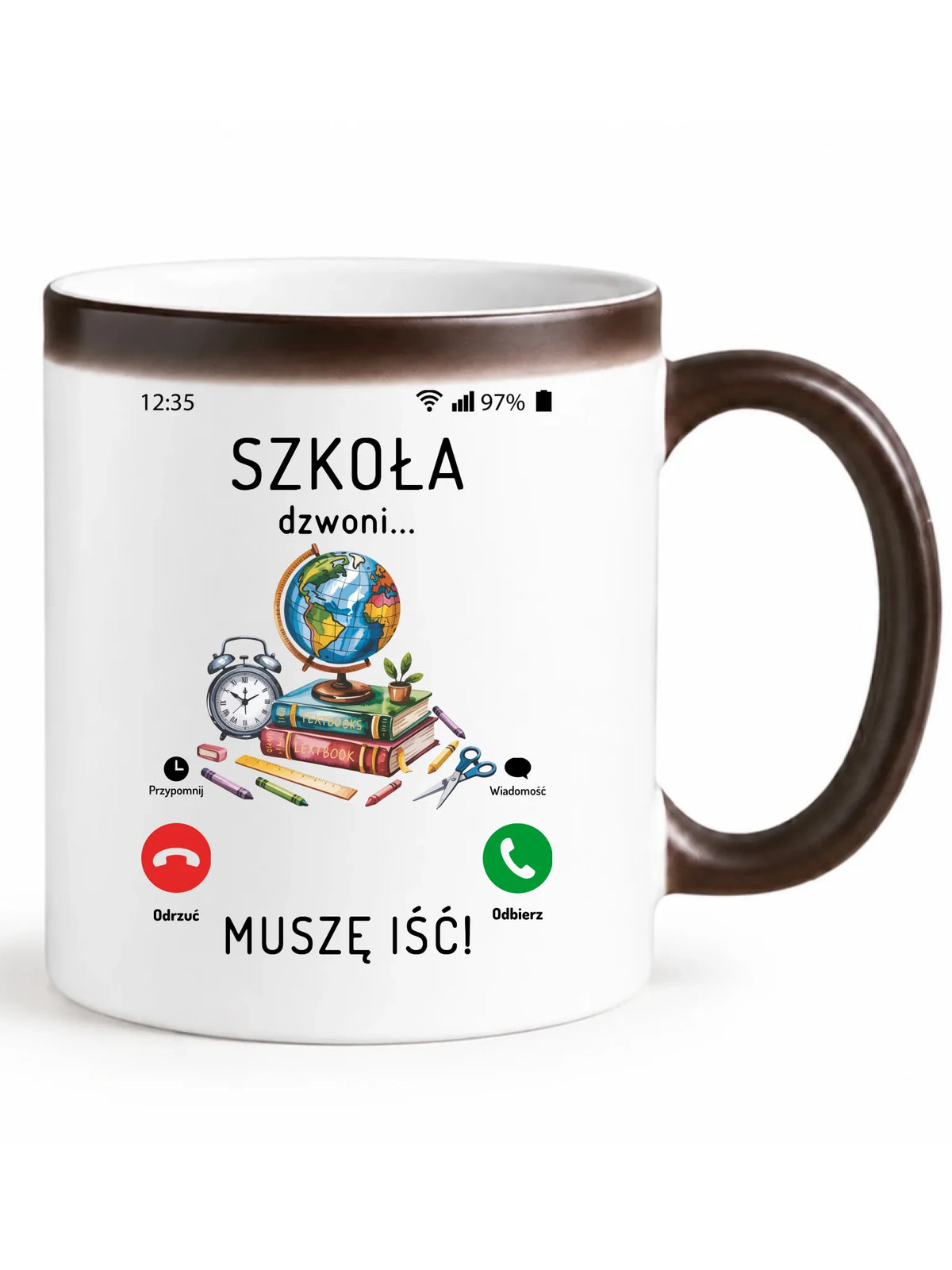 Kubek magiczny Szkoła dzwoni muszę iść SZ09