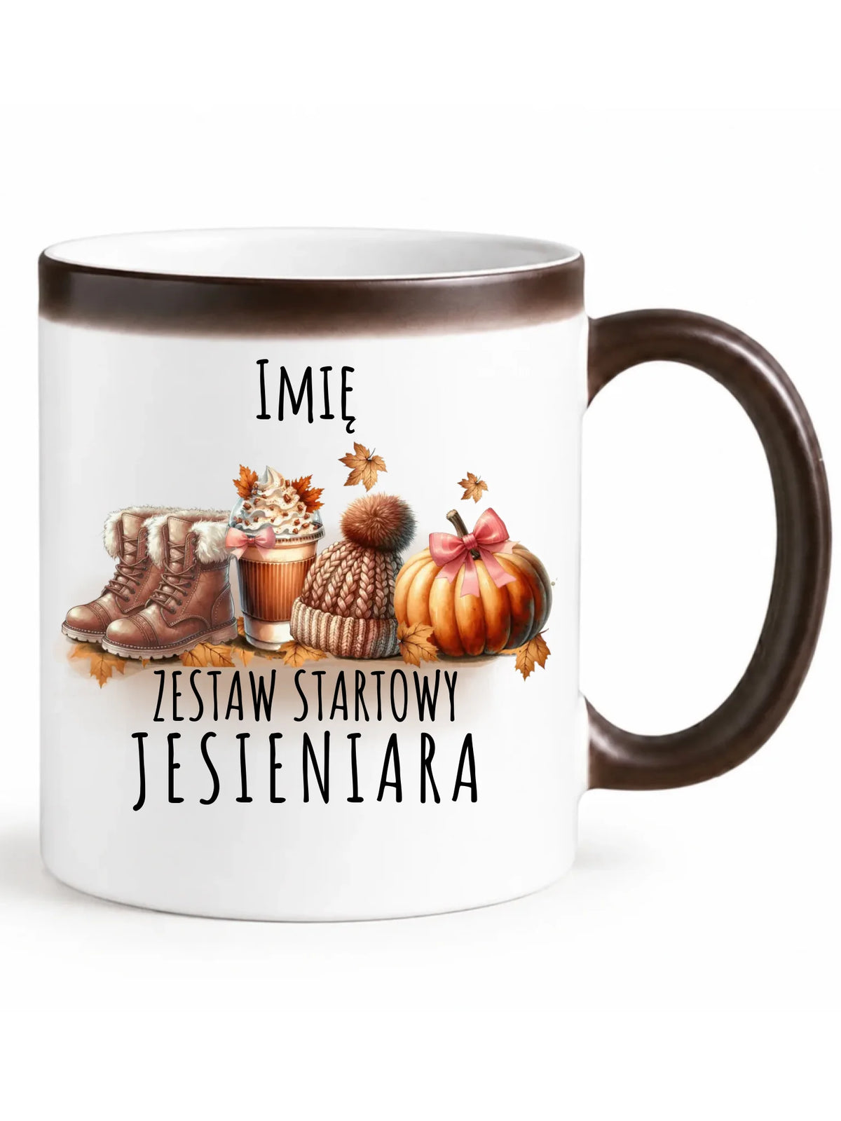 Kubek magiczny jesieniara – Zestaw startowy - personalizowany JS05