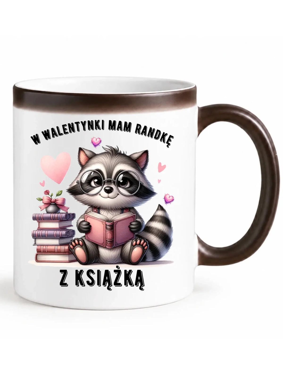 Kubek magiczny na Walentynki dla mola książkowego – Mam randkę z książką W20