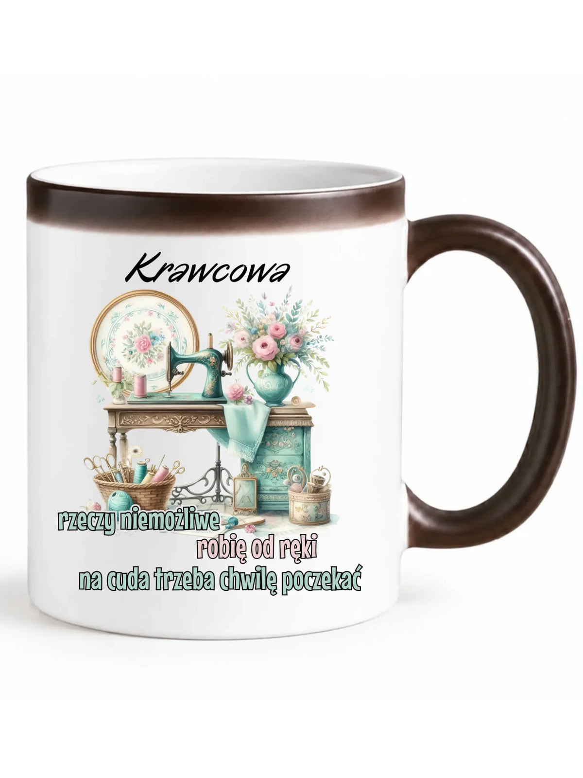 Kubek magiczny szyciowy dla krawcowej - Rzeczy niemożliwe HS35