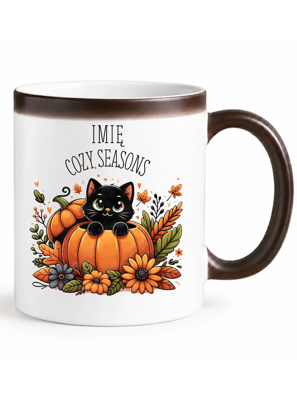 Kubek magiczny jesieniara - Cozy Seasons - personalizowany JS01