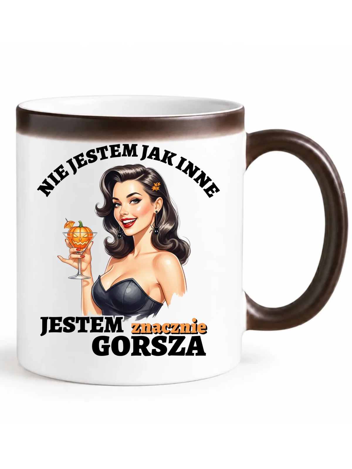 Kubek magiczny halloweenowy - Nie jestem jak inne HL24