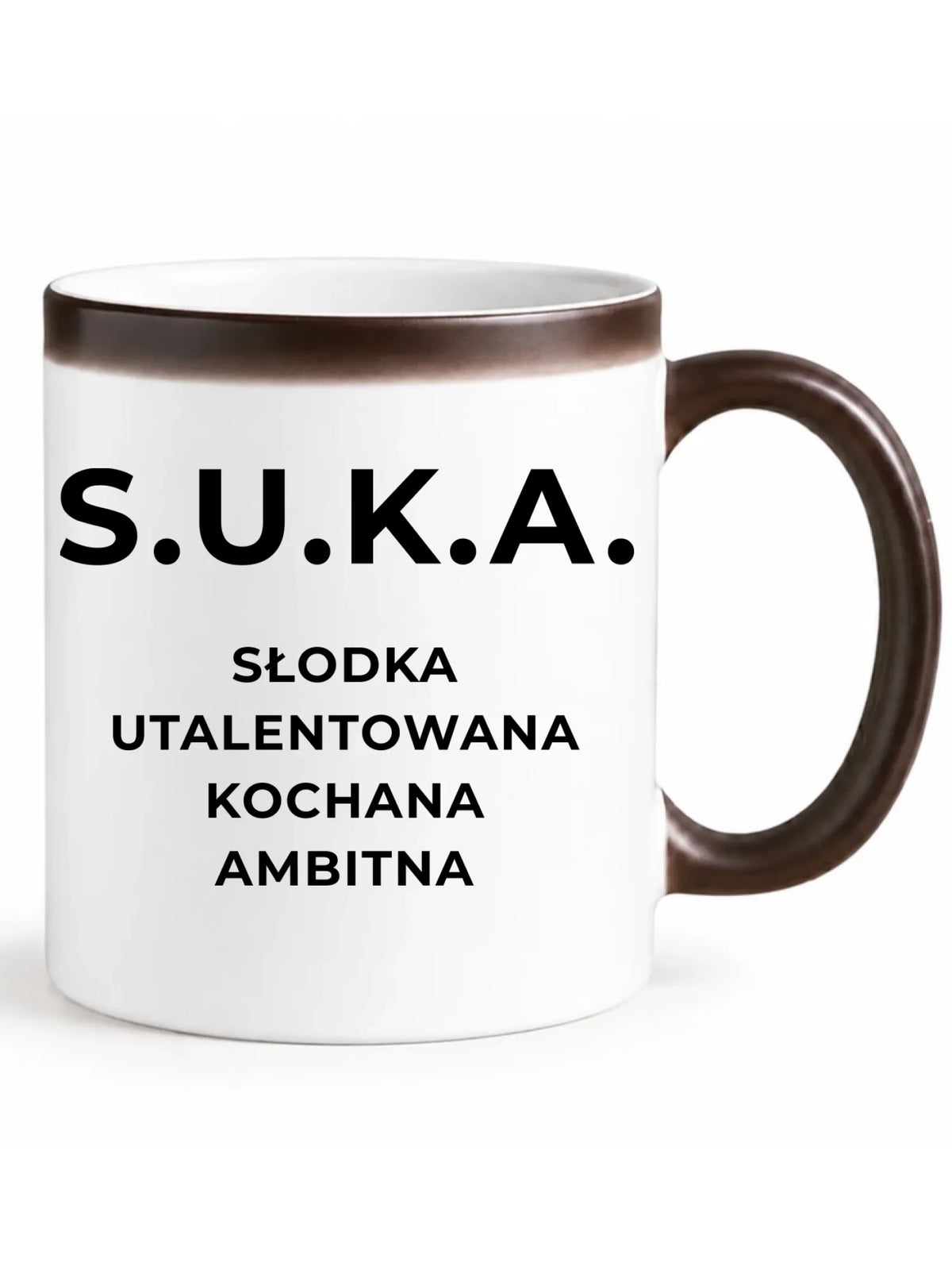 Kubek magiczny - S.U.K.A. - śmieszny prezent dla niej - bez cenzury DZ16