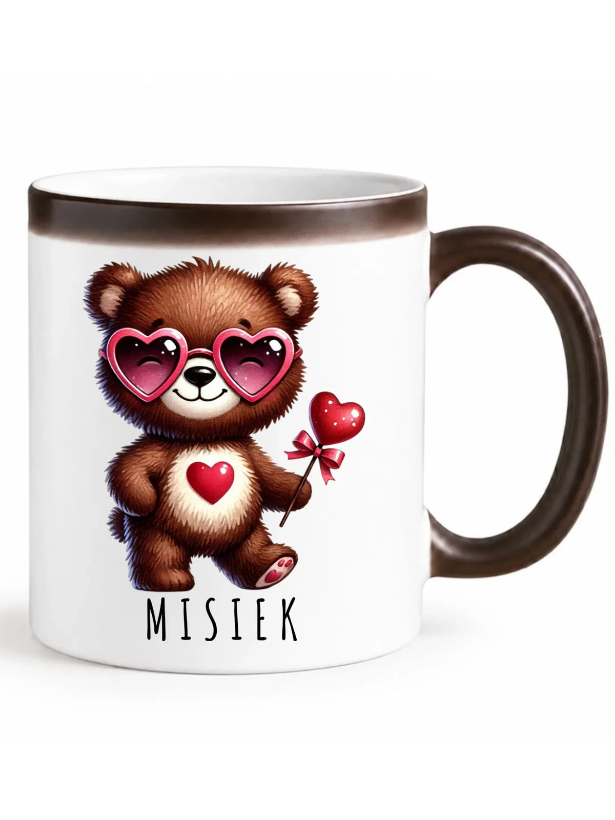 Kubek magiczny - Misiek z sercem W34