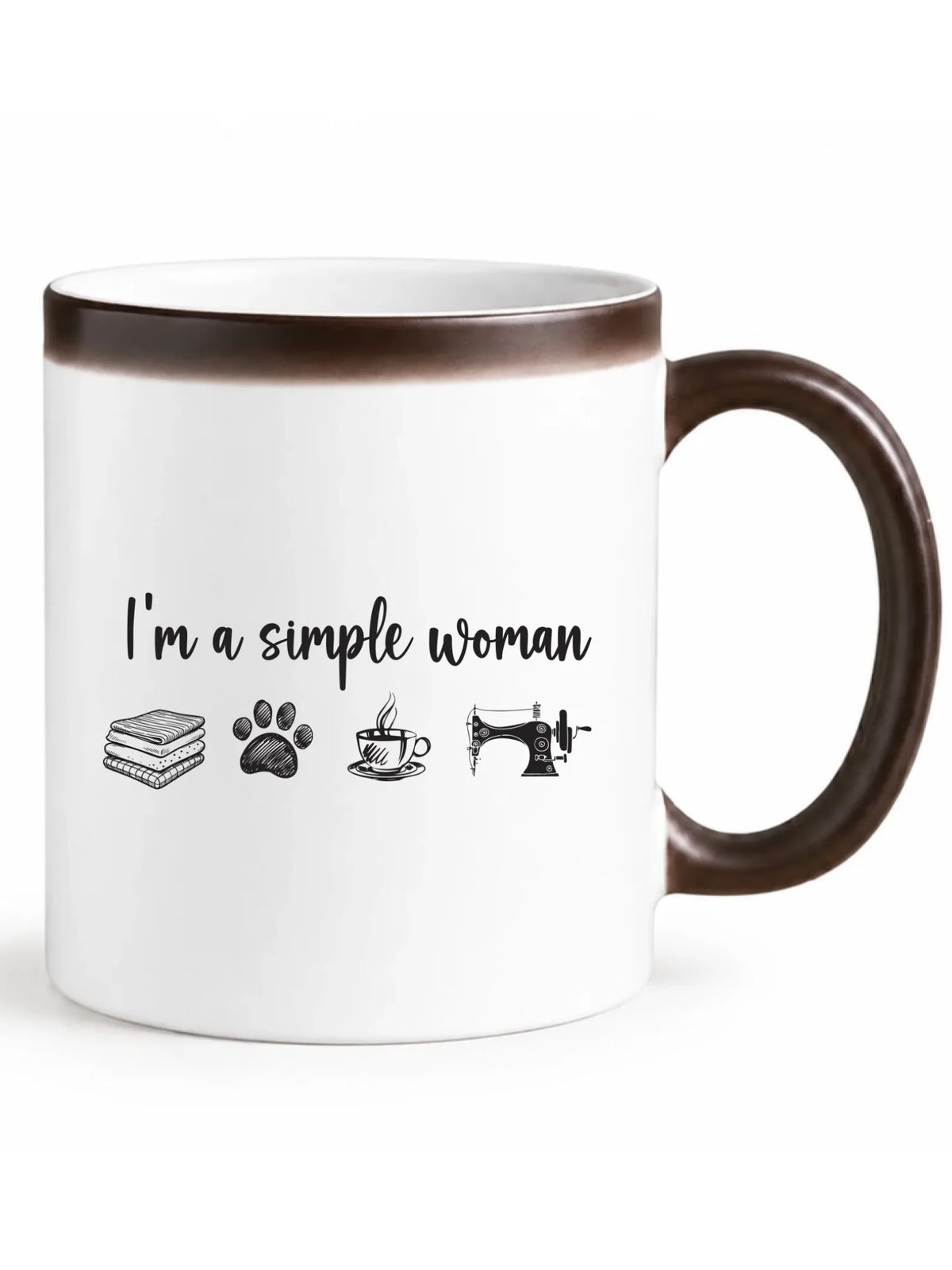 Kubek magiczny szyciowy dla krawcowej - I'm a simple woman HS20