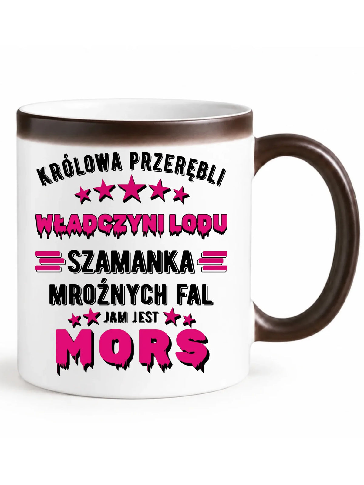 Kubek magiczny - prezent dla morsa - Królowa przerębli Jam jest mors HM17