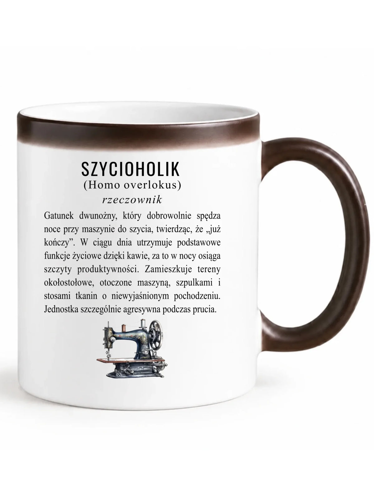 Kubek magiczny szyciowy dla krawcowej - Szycioholik definicja HS10