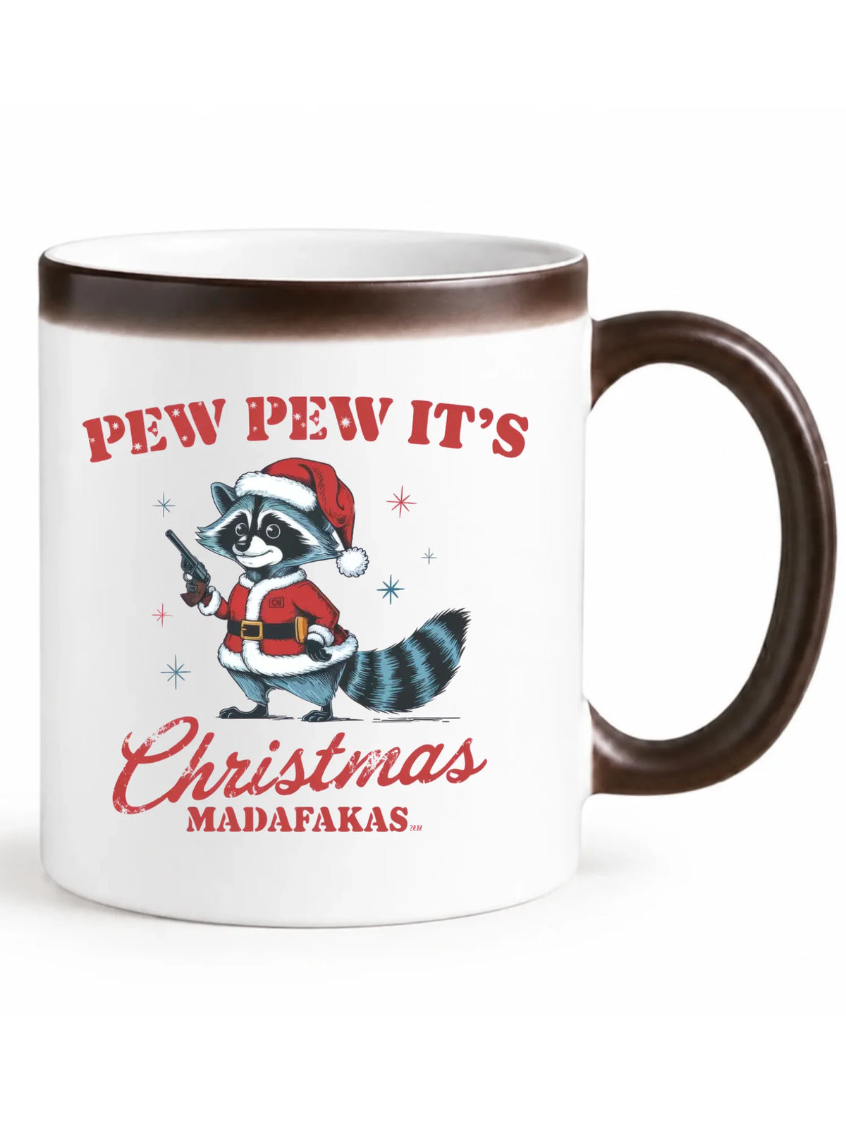Kubek magiczny świąteczny - Pew pew it's Christmas BN60