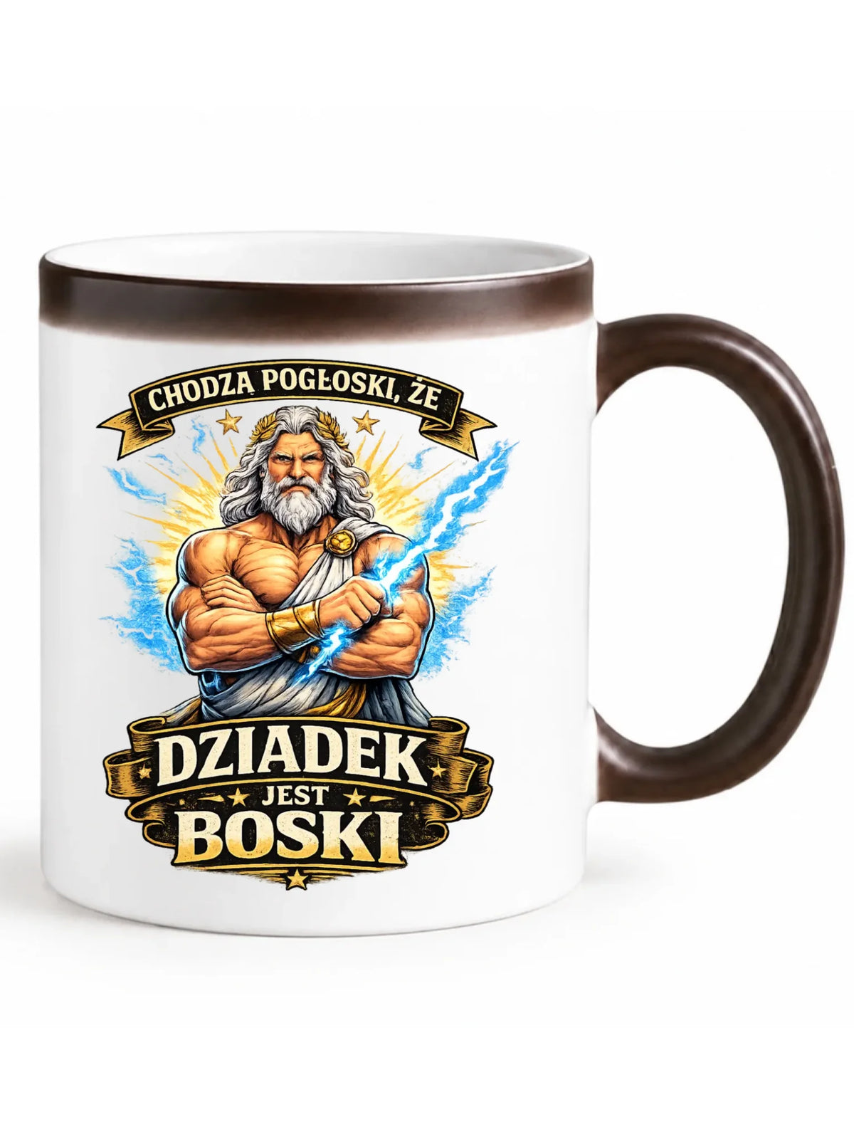 Kubek magiczny dla dziadka - Chodzą pogłoski, że dziadek jest boski D16