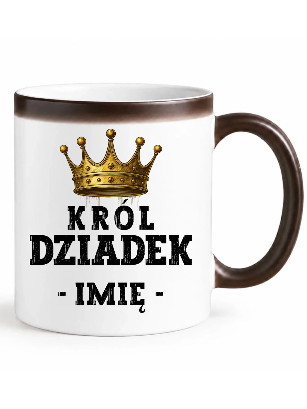 Kubek magiczny dla dziadka - Król Dziadek - personalizowany D17