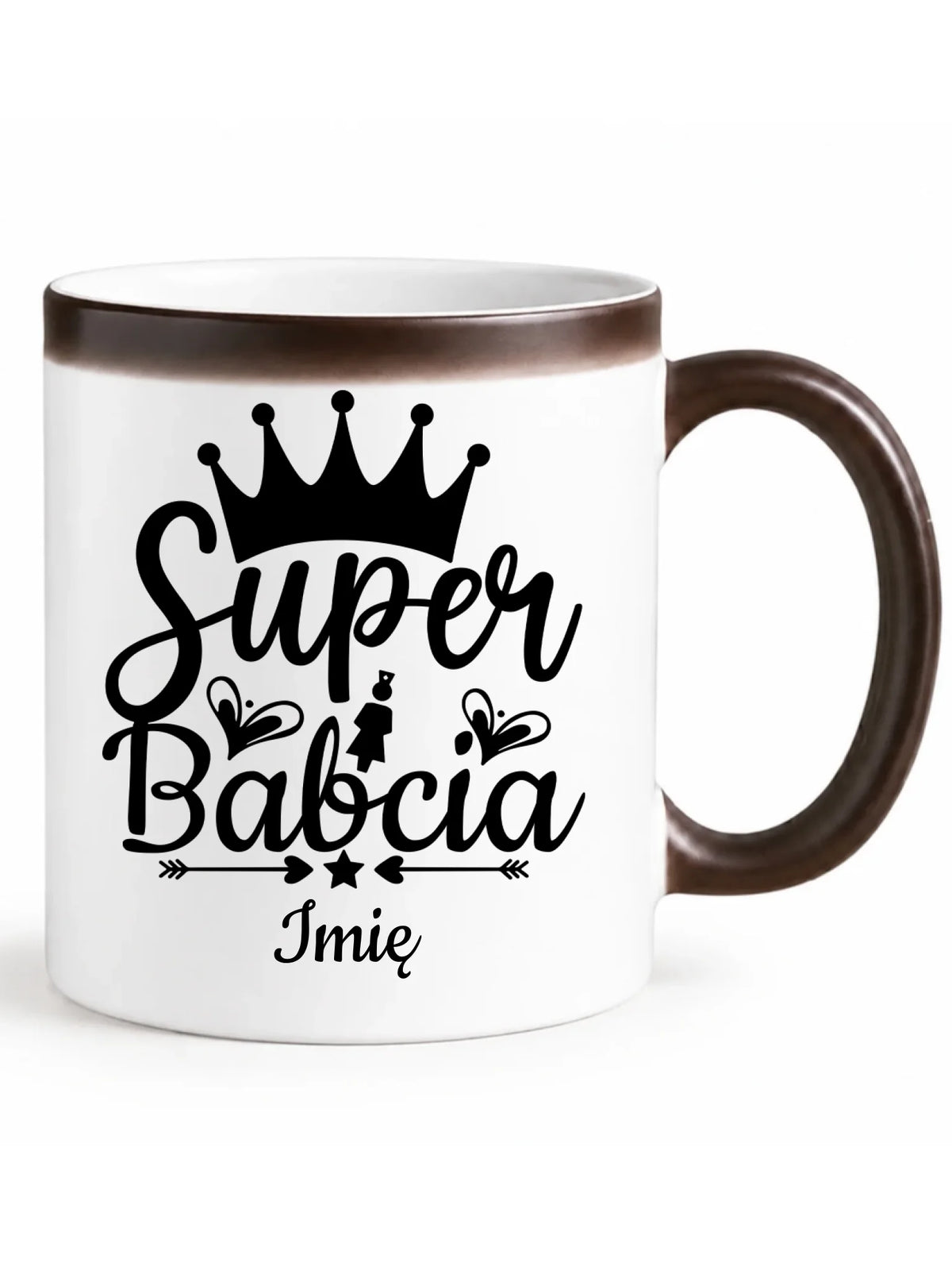 Kubek magiczny dla babci - Super Babcia - personalizowany B03