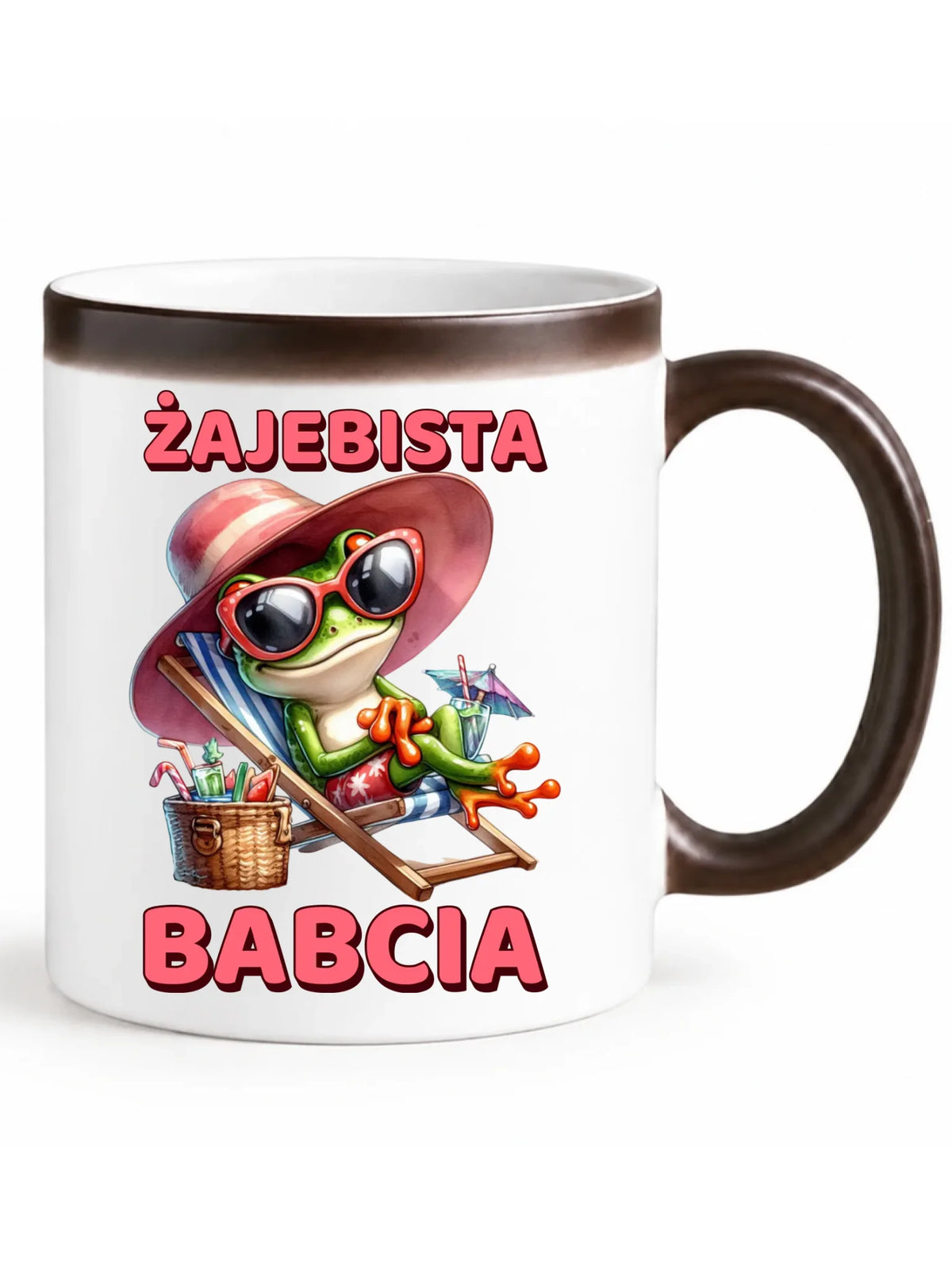 Kubek magiczny dla babci - Żajebista Babcia Żaba B27