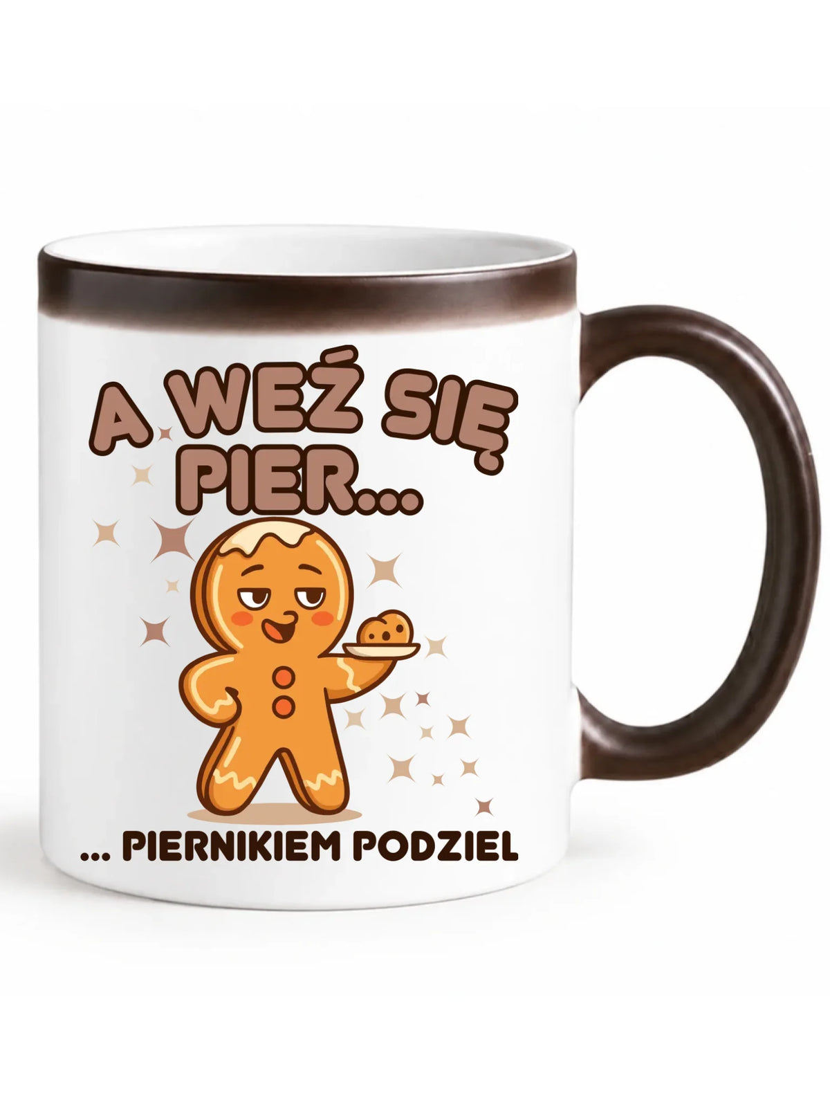 Kubek magiczny świąteczny - Piernik A weź się pier... piernikiem podziel BN87