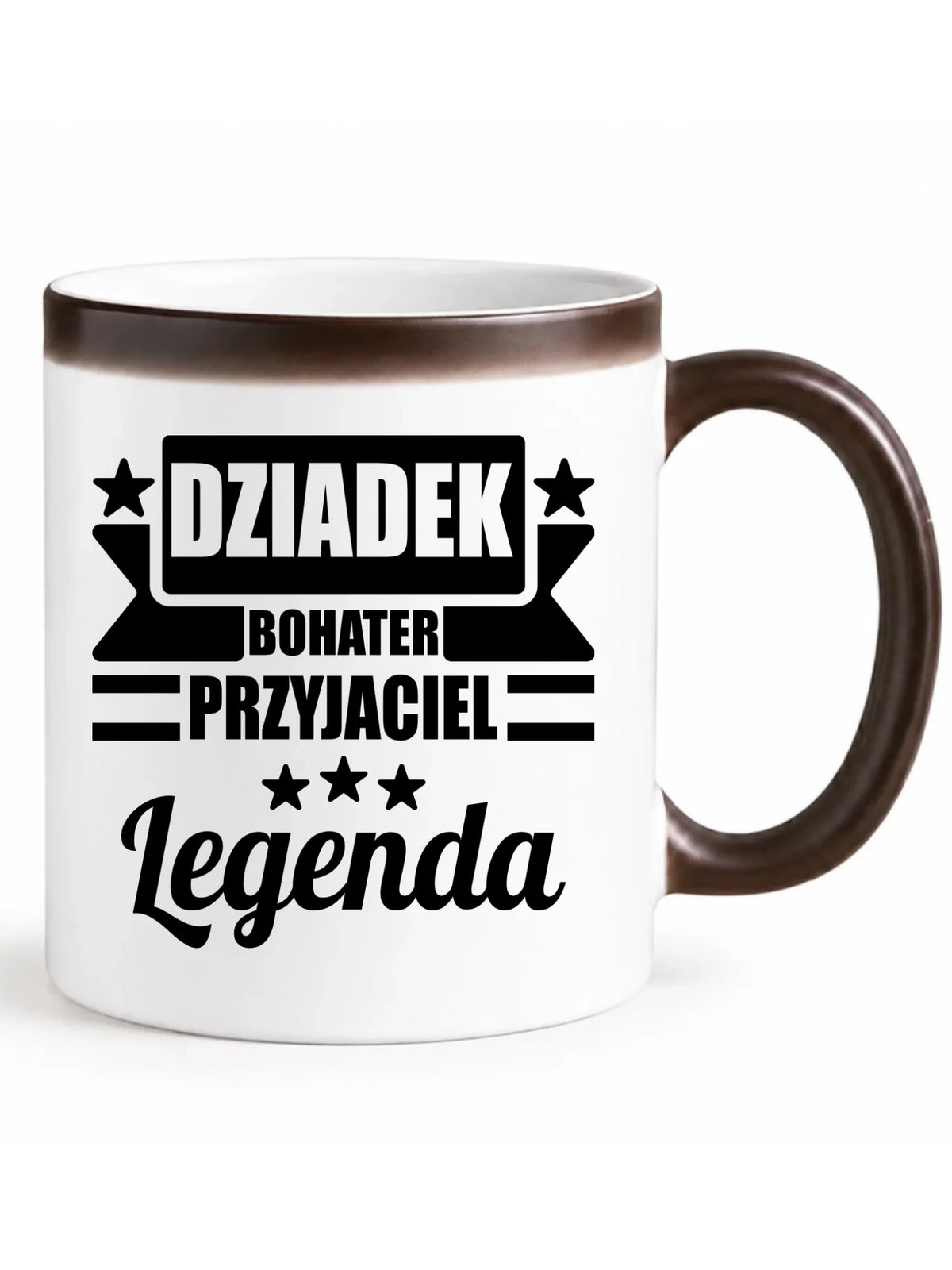 Kubek magiczny dla dziadka - Bohater przyjaciel legenda D20