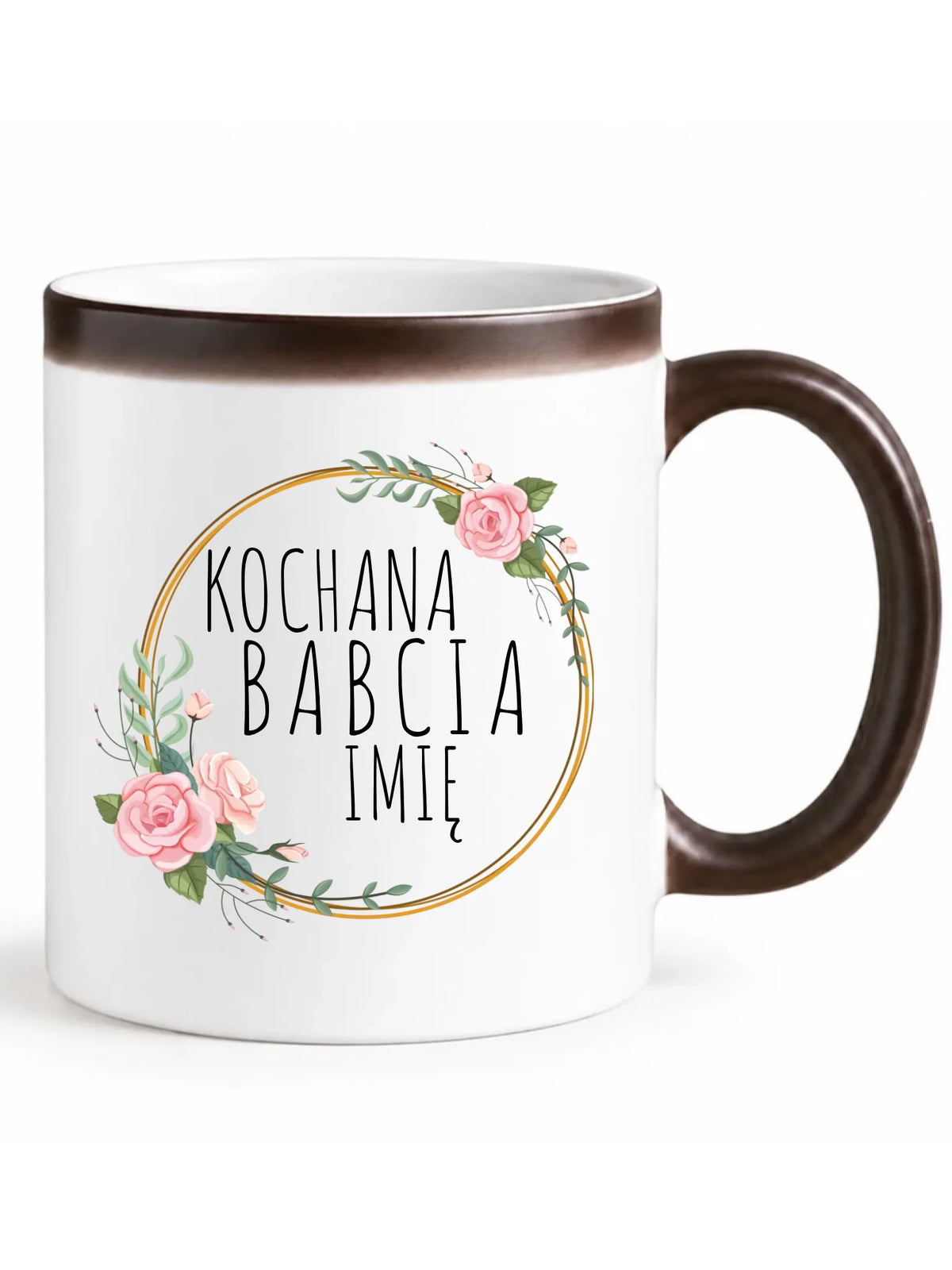 Kubek magiczny dla babci - Kochana Babcia - personalizowany B10