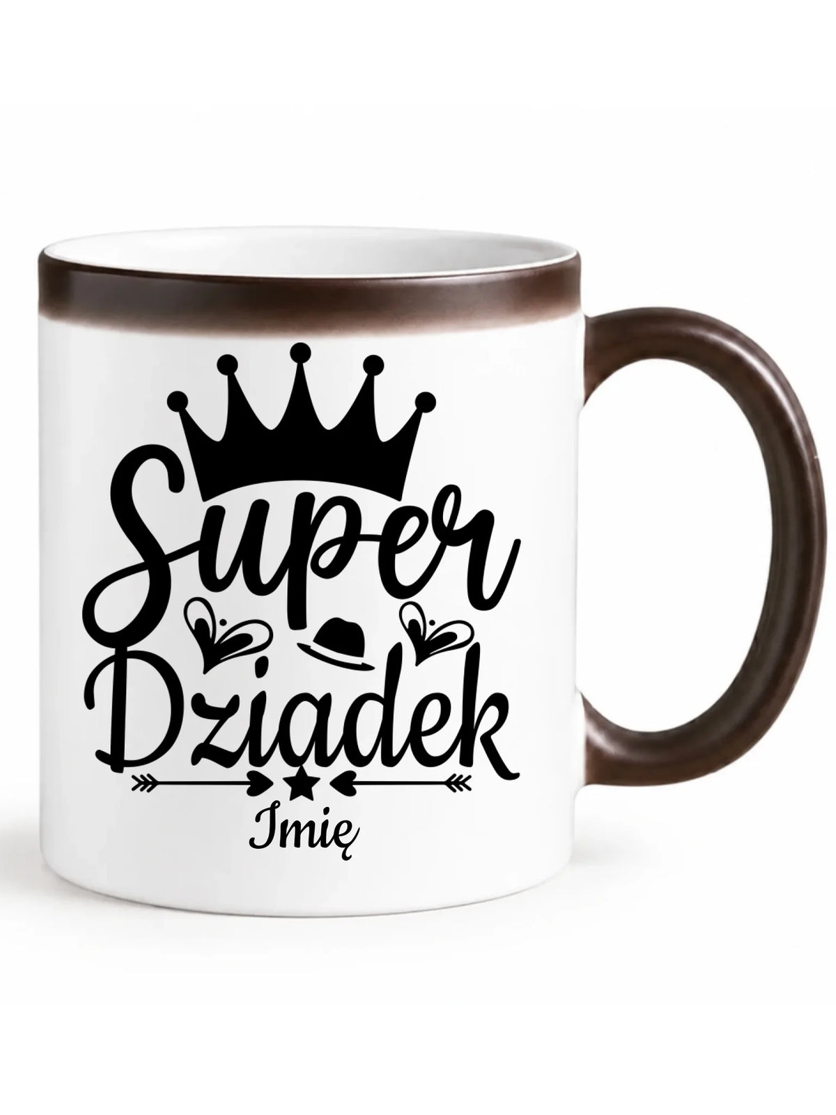 Kubek magiczny dla dziadka - Super Dziadek - personalizowany D03