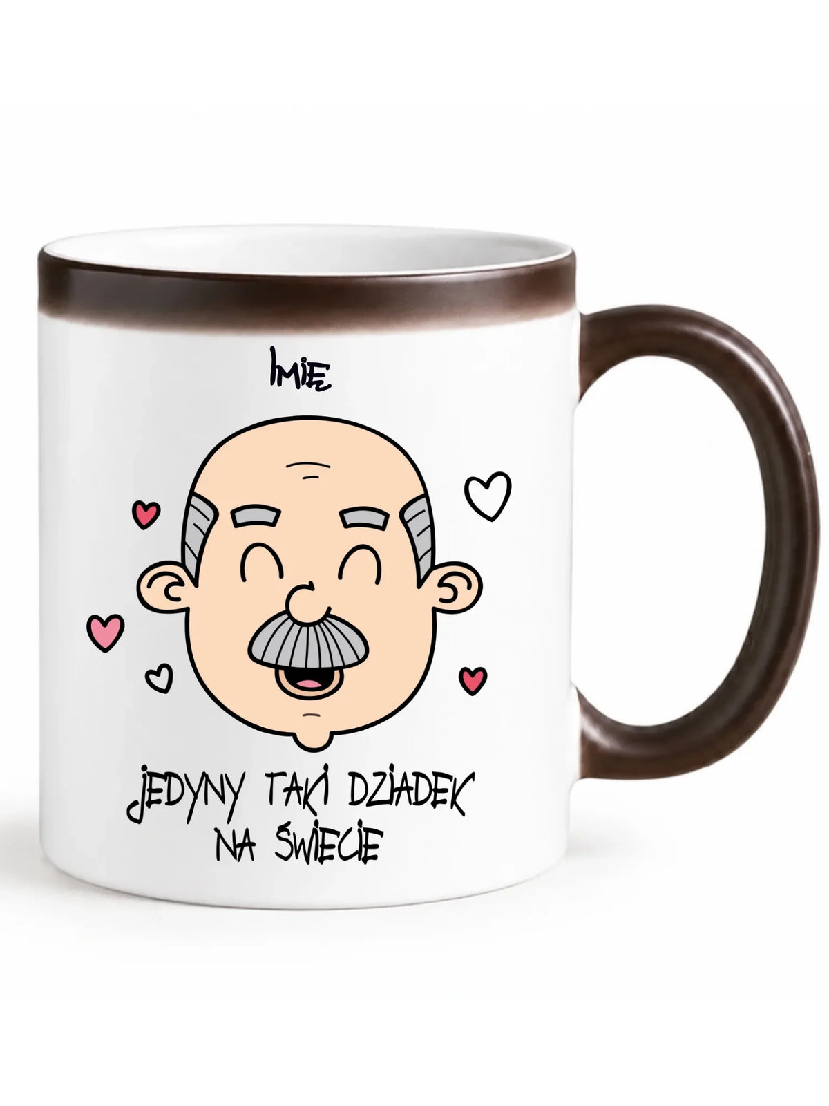 Kubek magiczny dla dziadka - Jedyny taki dziadek na świecie - personalizowany D15