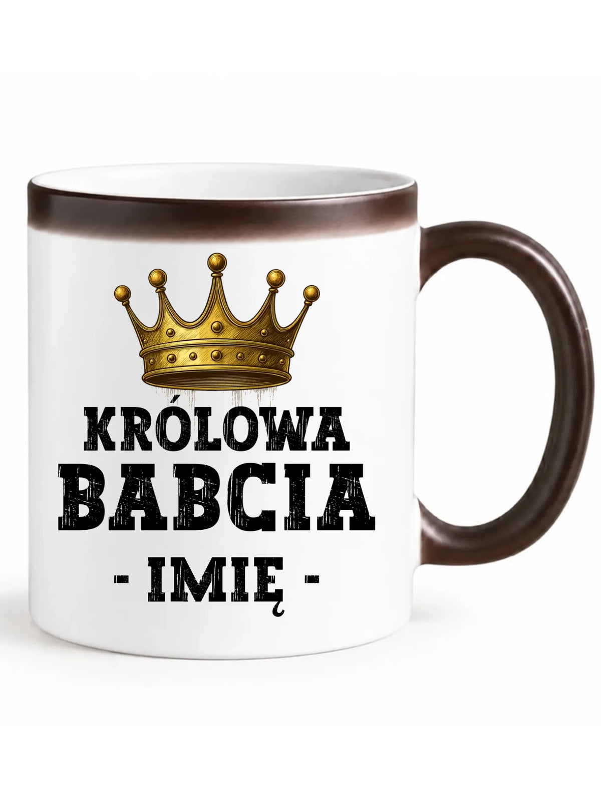 Kubek magiczny dla babci - Królowa Babcia - personalizowany B17