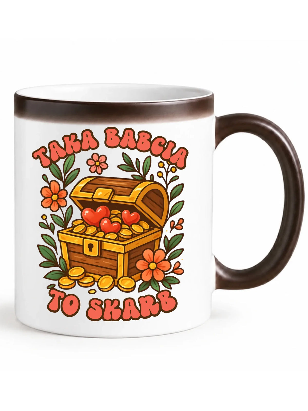 Kubek magiczny dla babci - Taka Babcia to skarb B19