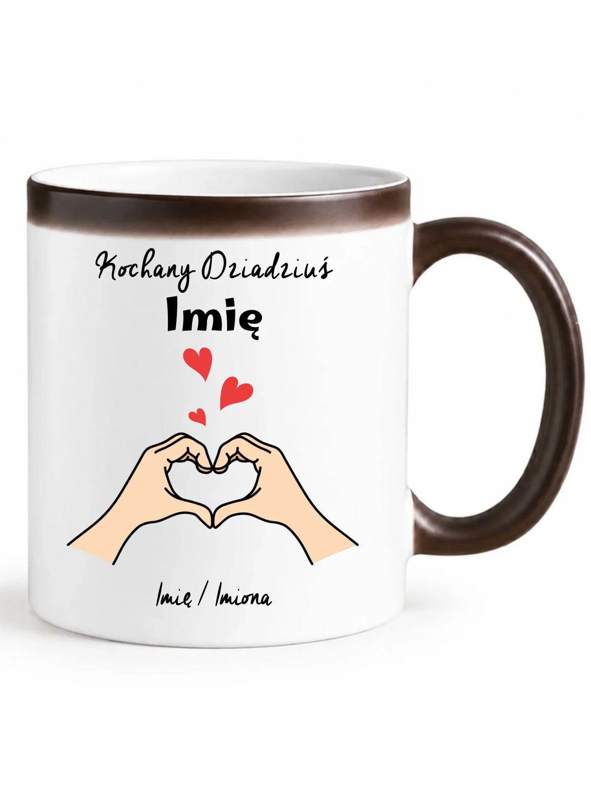 Kubek magiczny dla dziadka - Kochany Dziadek podpis - personalizowany D13