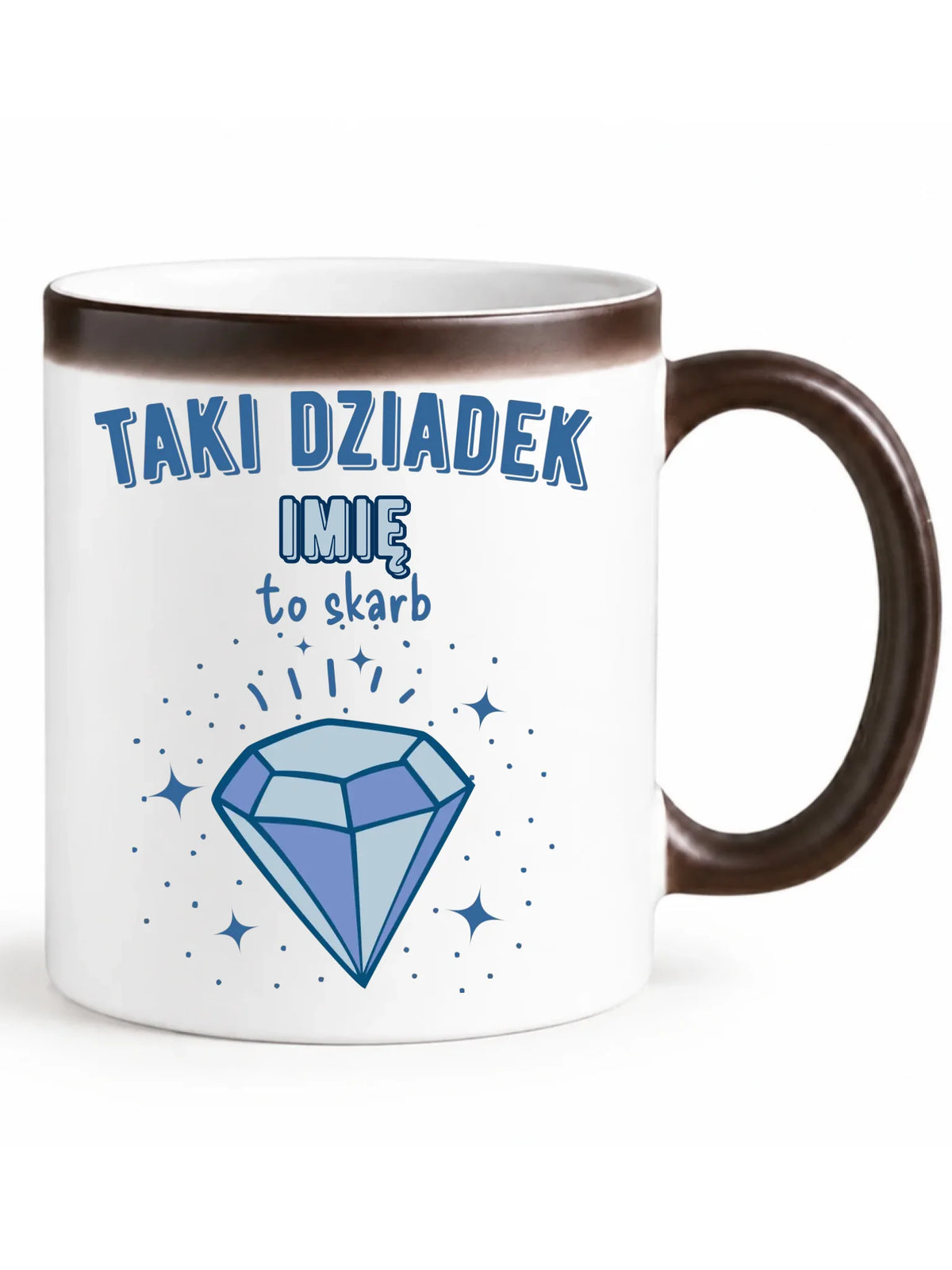 Kubek magiczny dla dziadka - Taki Dziadek to skarb - personalizowany D06