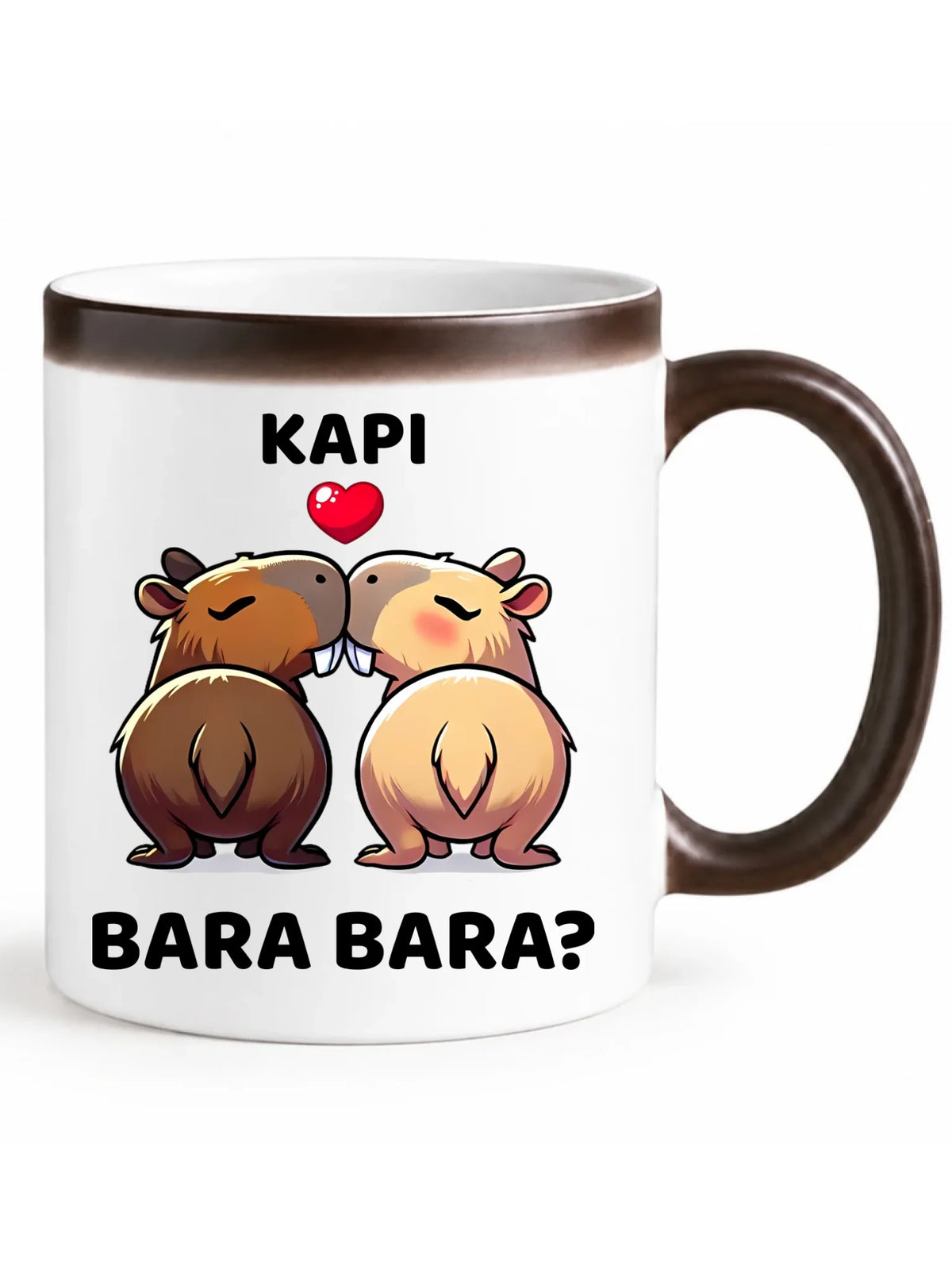 Kubek magiczny dla par - Kapibara bara bara W86