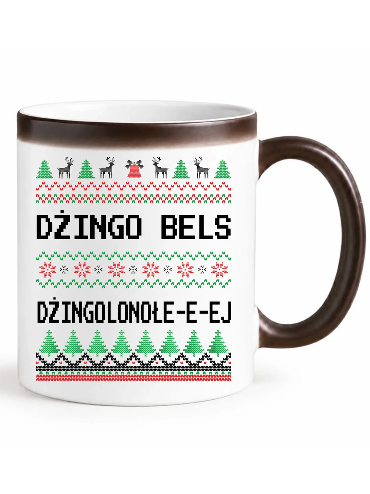 Kubek magiczny świąteczny - prezent na Święta - Dżingo bels BN11