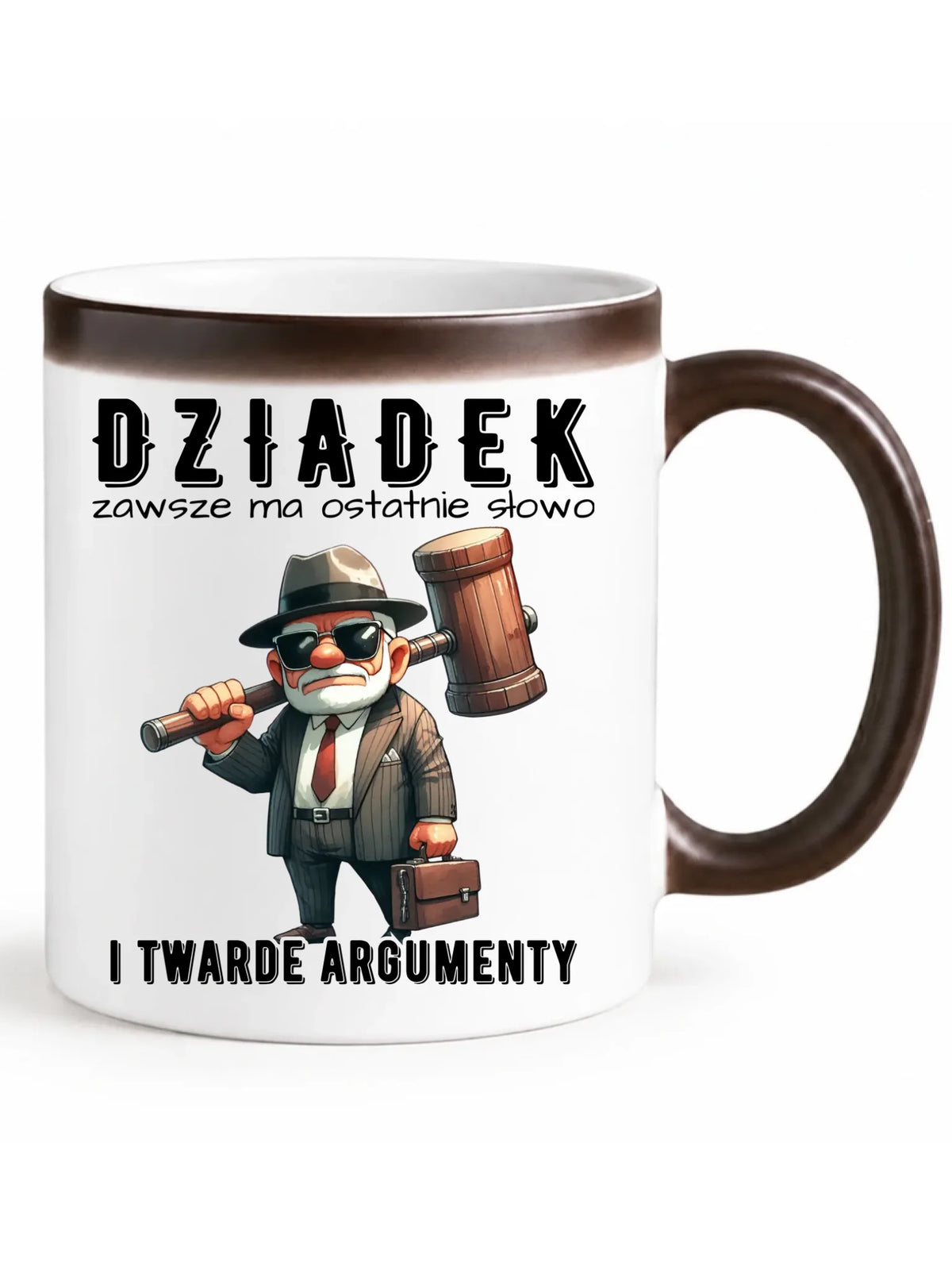 Kubek magiczny dla dziadka - Dziadek zawsze ma ostatnie słowo D40
