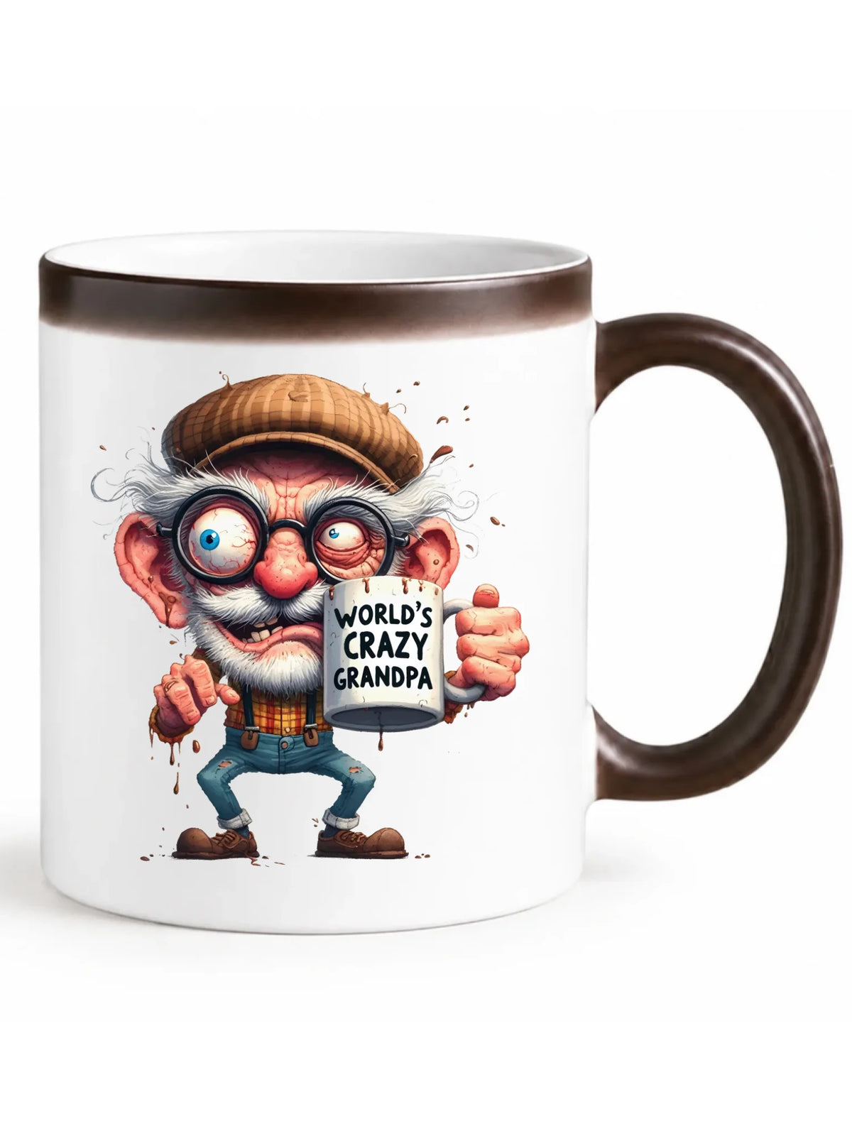 Kubek magiczny dla dziadka - Crazy grandpa D38